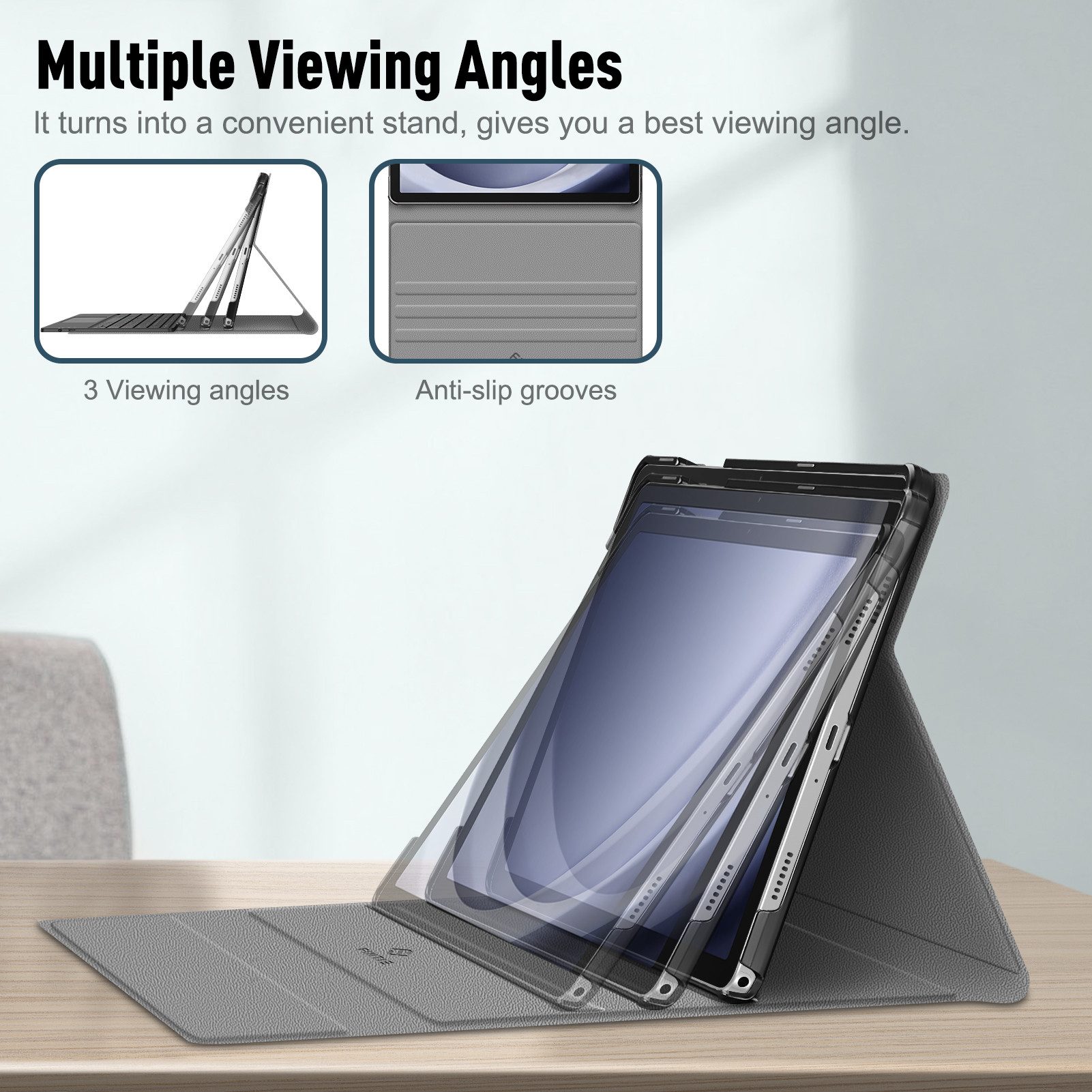 Fintie Hülle für Samsung Galaxy Tab A11+ Plus 11" 2025/Tab A9+ Plus 11'' 2023 Tablet-Tastatur (Deutscher Tastatur mit Touchpad Magnetisch Abnehmbarer Keyboard) – Bild 5 von 5