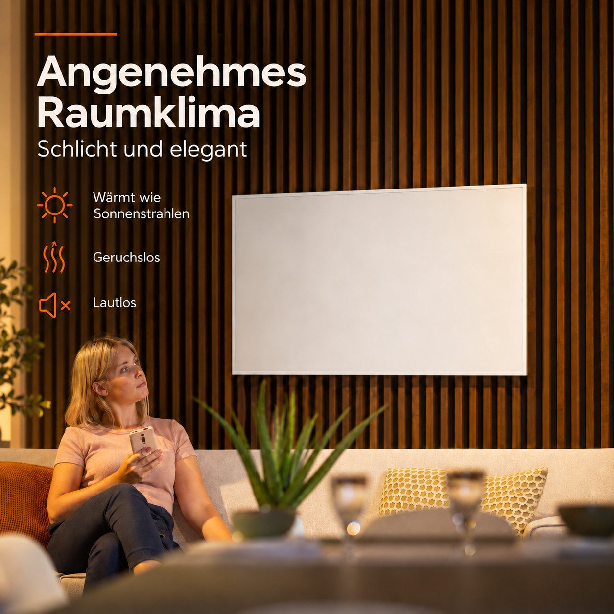 Könighaus Infrarotheizung Ambient Edition, hohe Effizienz, Made in Germany, sehr angenehme Strahlungswärme – Bild 4 von 5