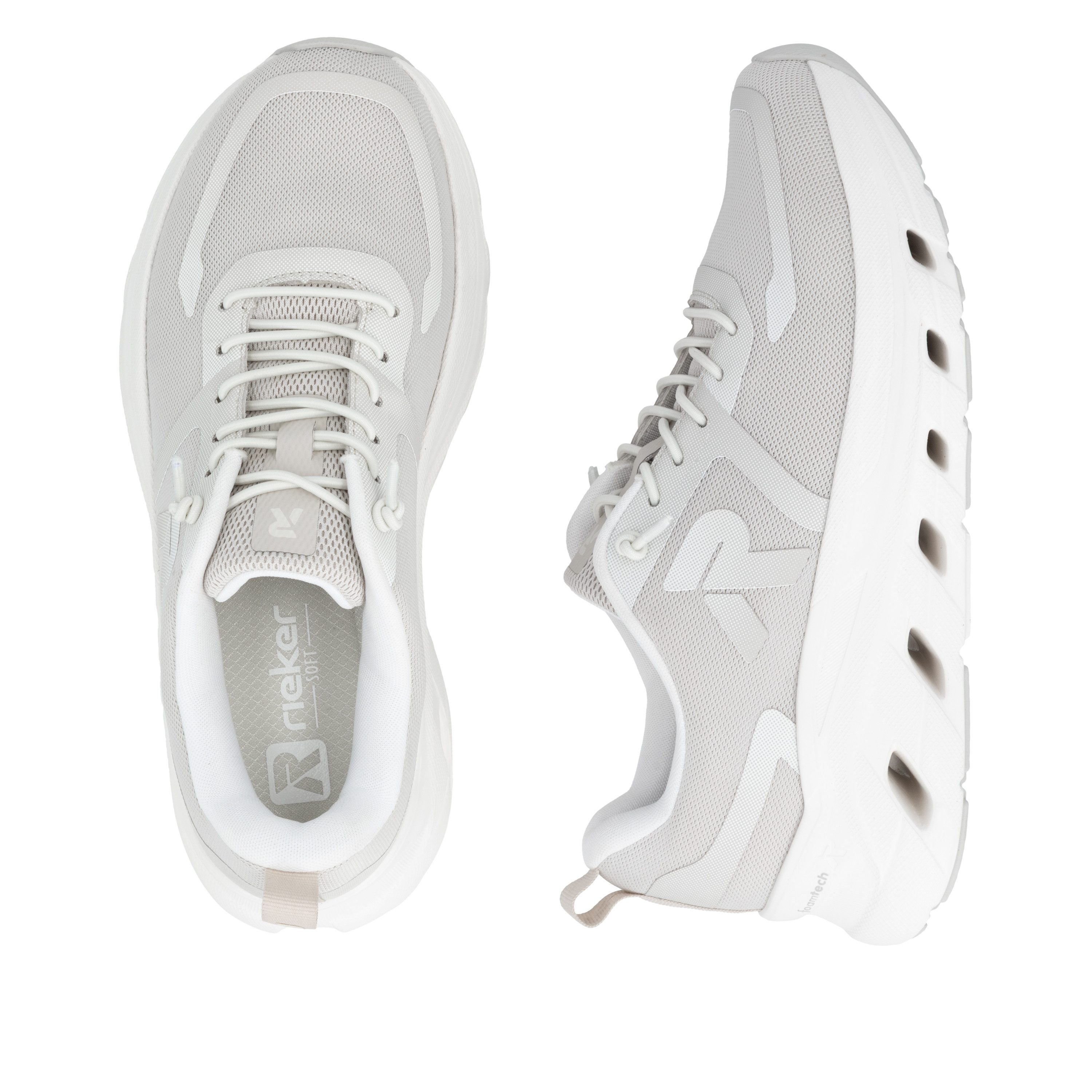 Rieker Sport Slip-On Sneaker Schlupfschuh, Freizeitsneaker, Halbschuh mit softem Schaftrand