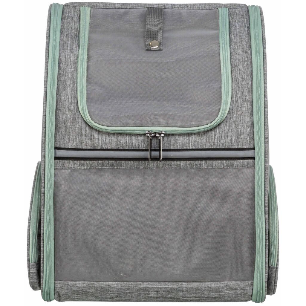 TRIXIE Tiertransporttasche Rucksack Chloe - hellgrau - 39 × 43 × 27 cm