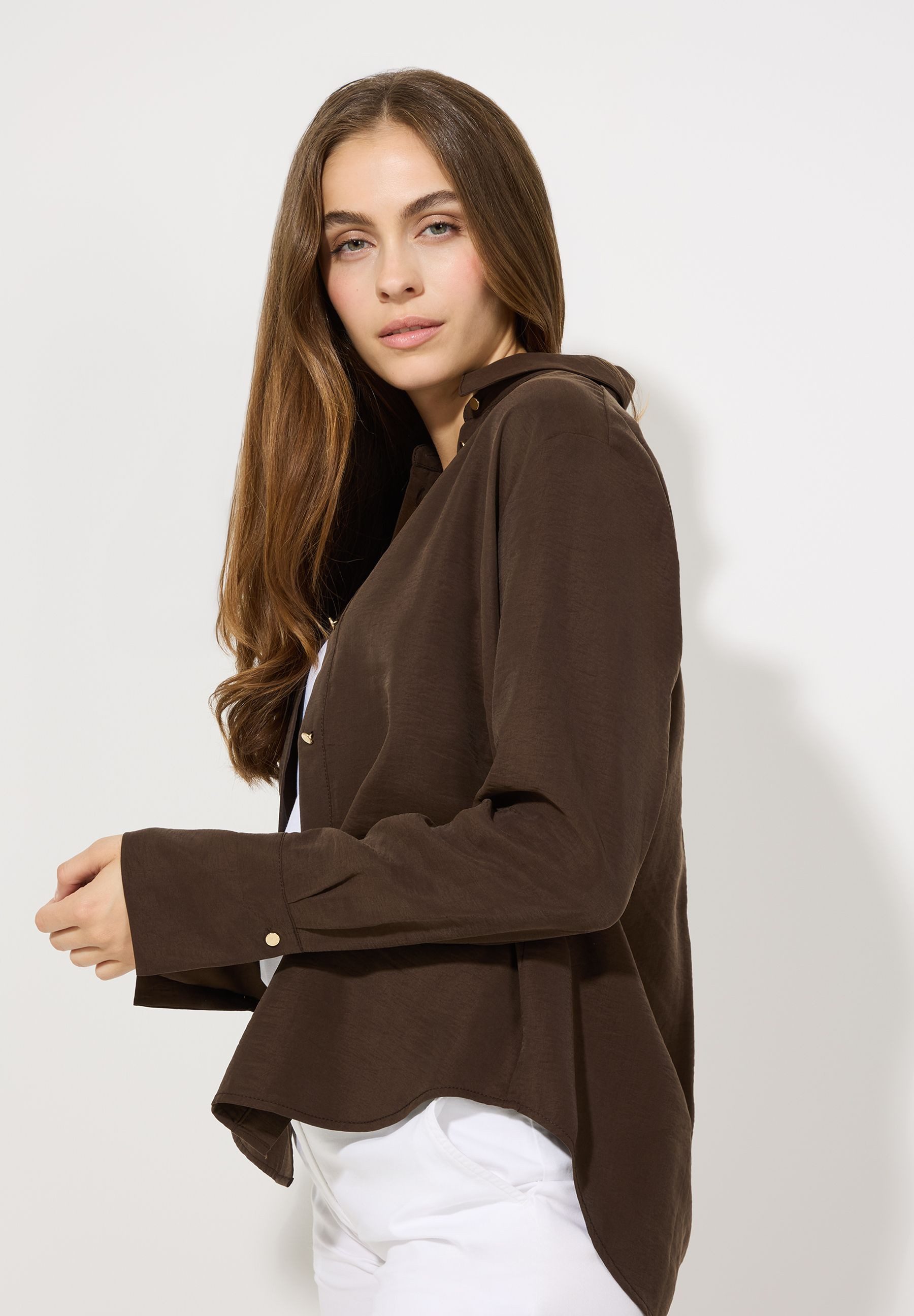 MORE&MORE Hemdbluse günstig online kaufen