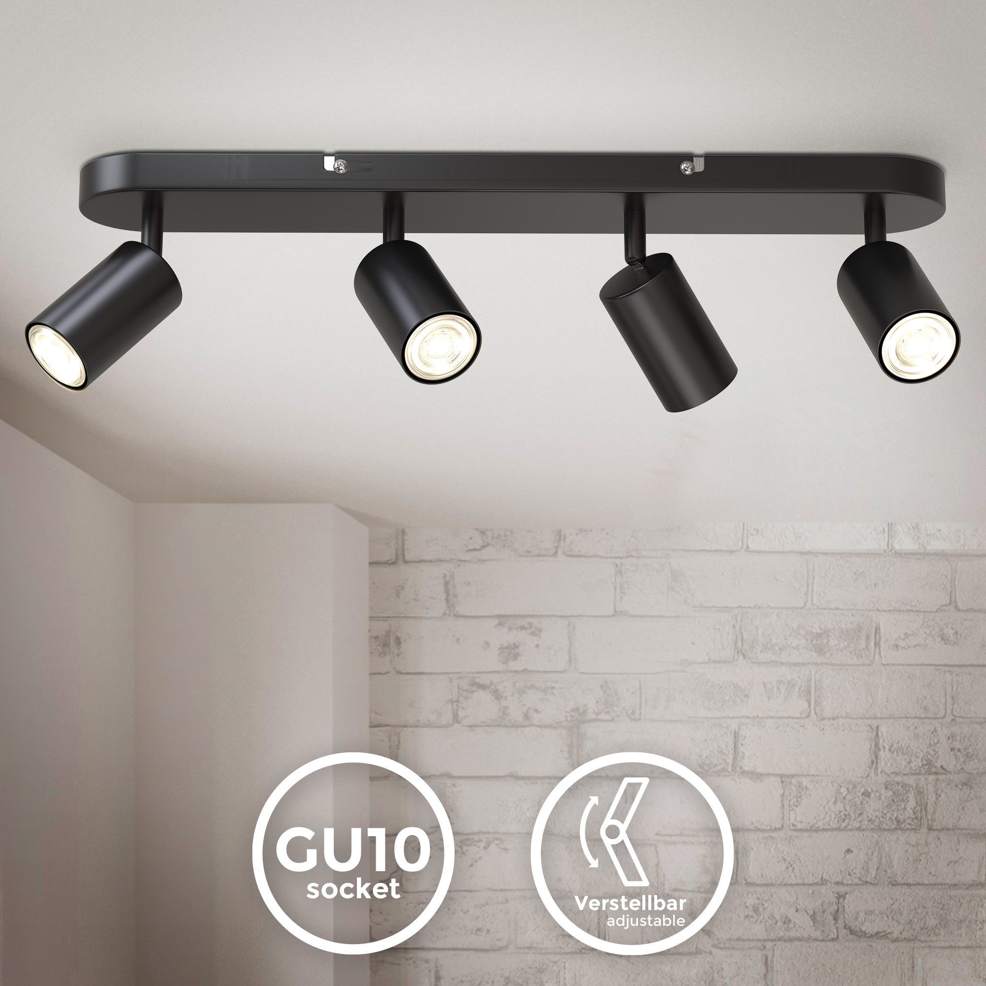 B.K.Licht Deckenleuchte LED Deckenlampe Wandleuchte Wohnzimmer, günstig online kaufen