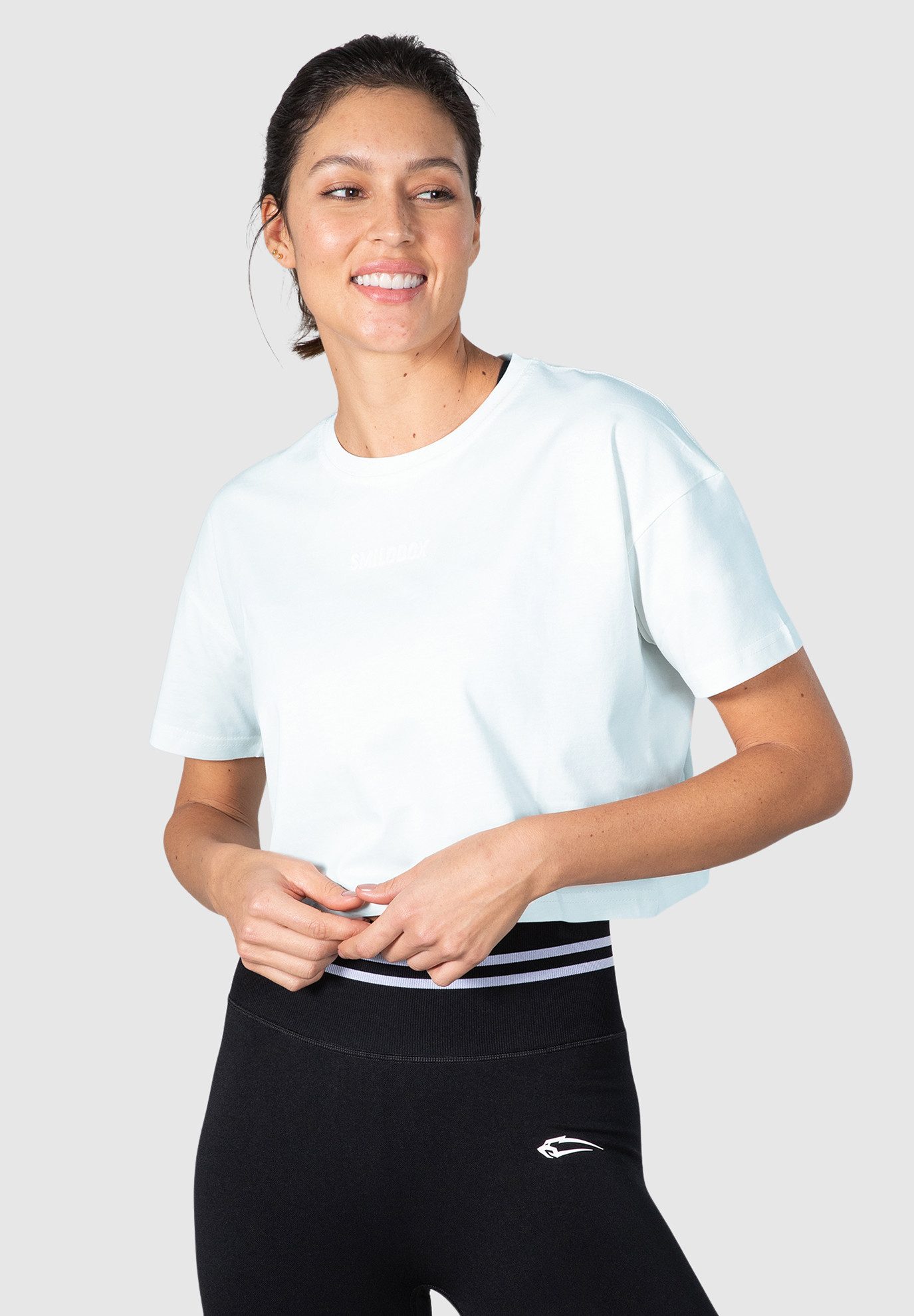 Smilodox T-Shirt Grayce 100% Baumwolle günstig online kaufen