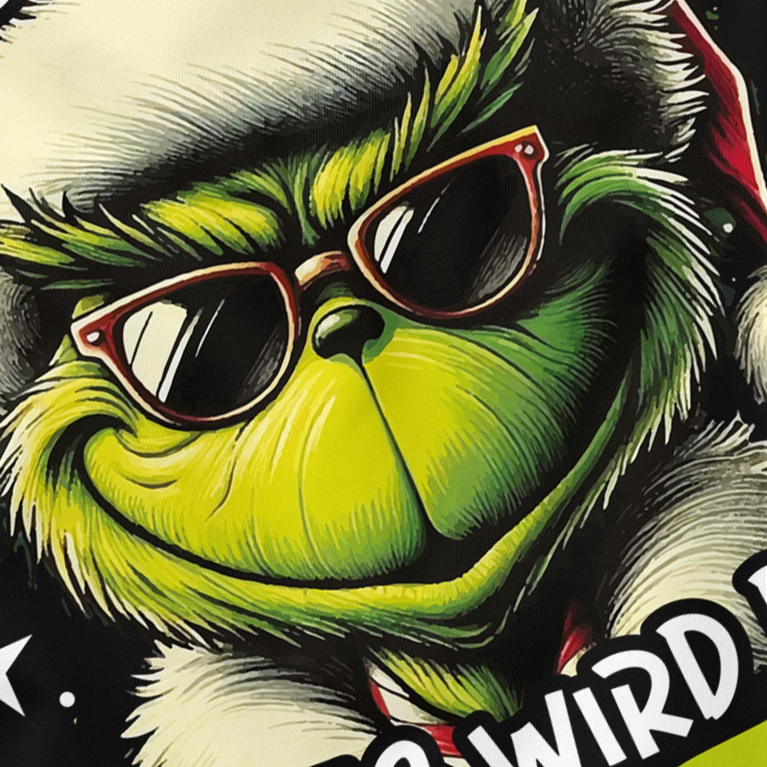 MoonWorks Print-Shirt Weihnachtsshirt Damen Grinch Spruch T-Shirt Weihnachten Lustig mit Print