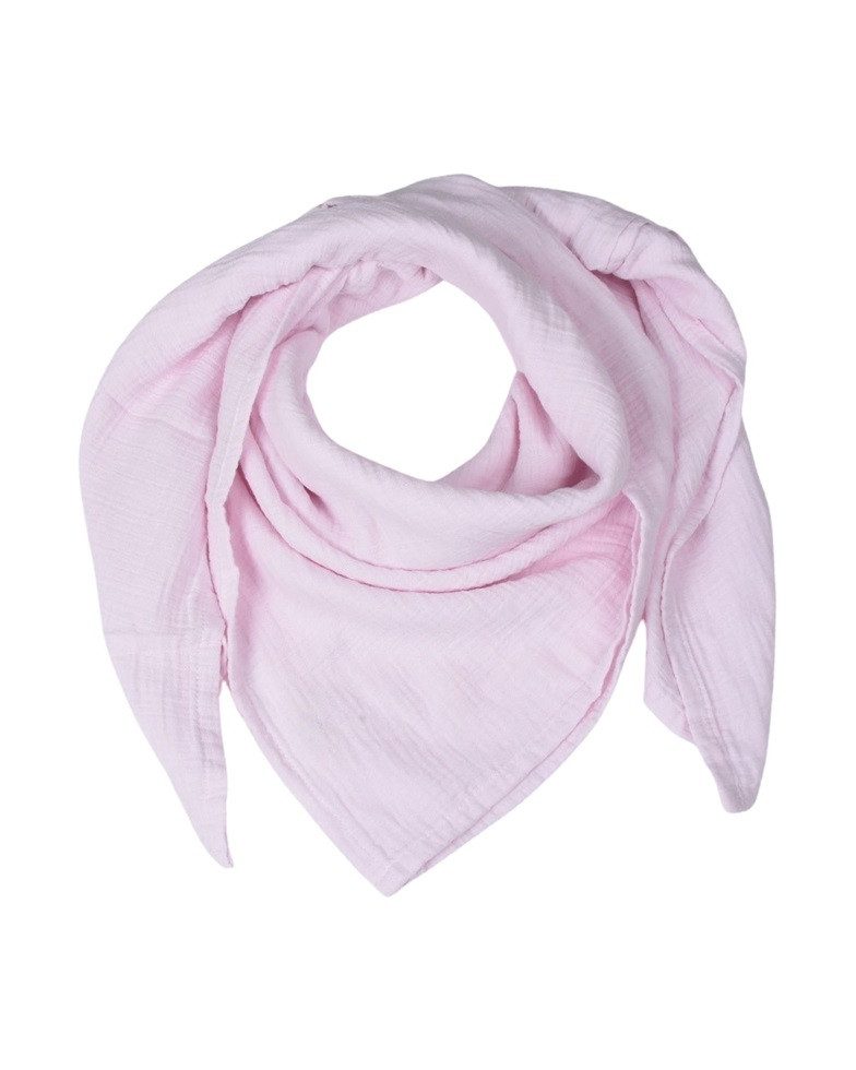Halstuch Musselin Halstuch in Rosa aus Biobaumwolle