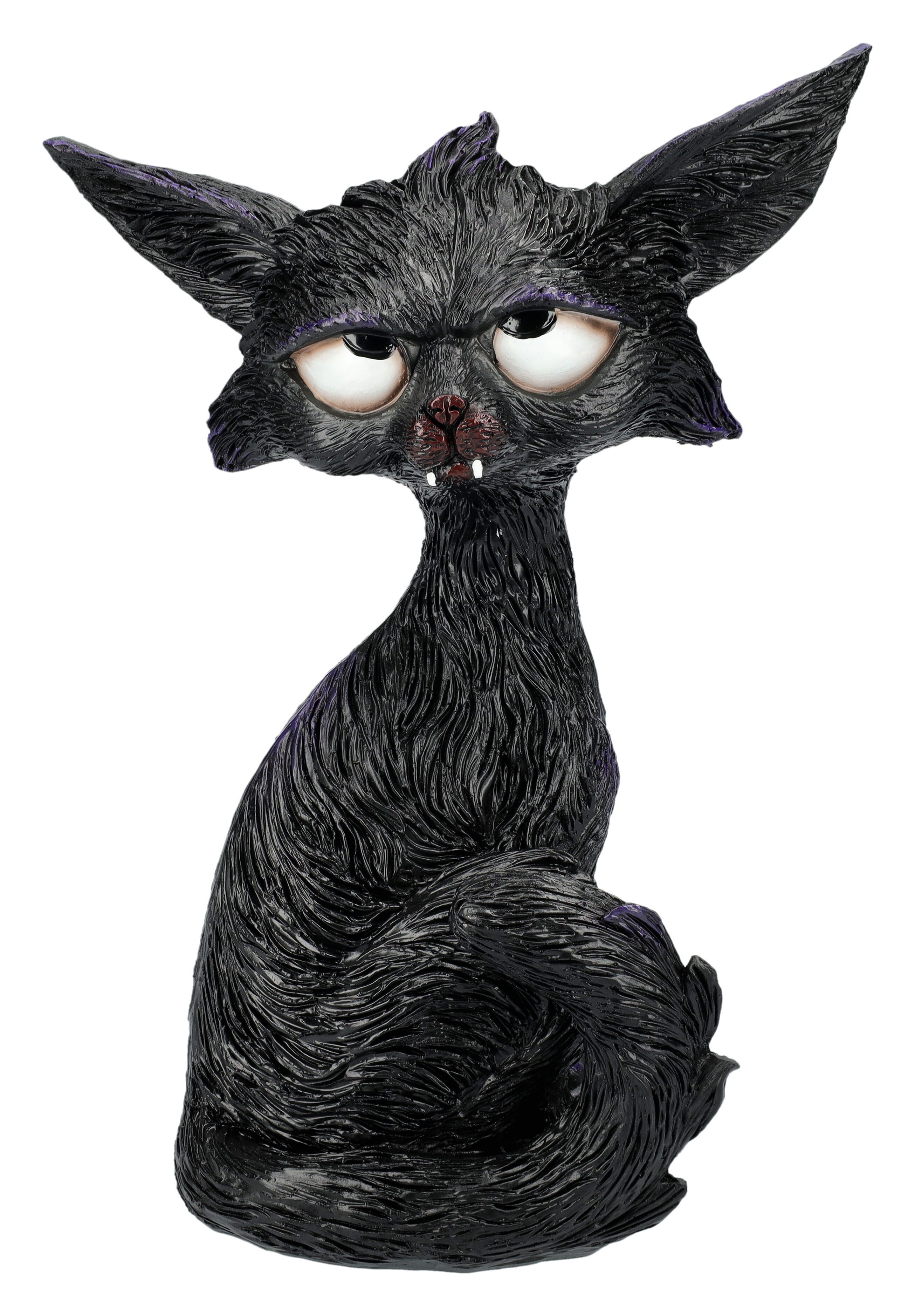 Figuren Shop GmbH Tierfigur Katzen Figur - Kit will Futter - Tierfigur Katzenfigur Dekofigur Deko