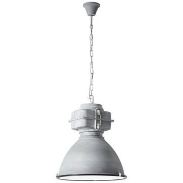 Brilliant Pendelleuchte Anouk, Lampe Anouk Pendelleuchte 48cm Glas grau antik 1x A60, E27, 60W, gee