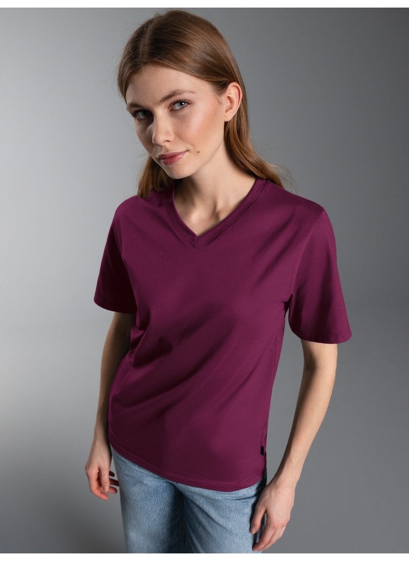 Trigema T-Shirt TRIGEMA V-Shirt DELUXE Baumwolle (1-tlg)
