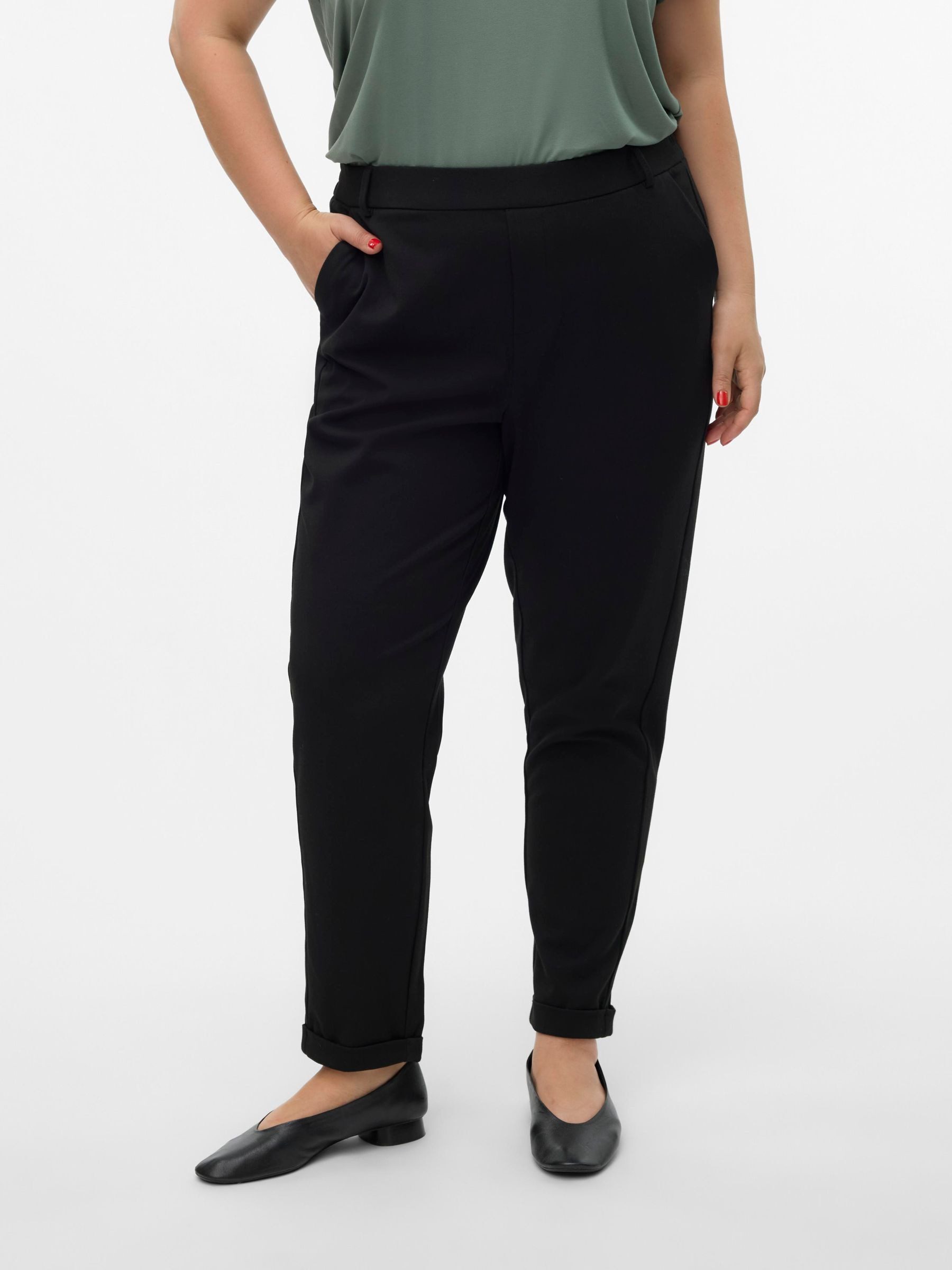 Vero Moda Curve Anzughose VMCMAYA MW LOOSE SOLID PANT CUR NOOS günstig online kaufen