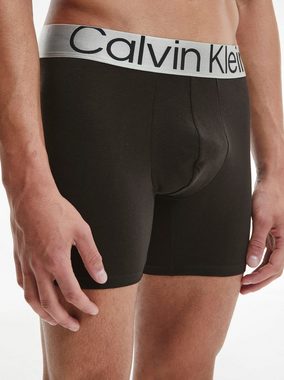 Calvin Klein Underwear Boxershorts (Packung, 3-St., 3er-Pack) mit Logobund in dezentem grau