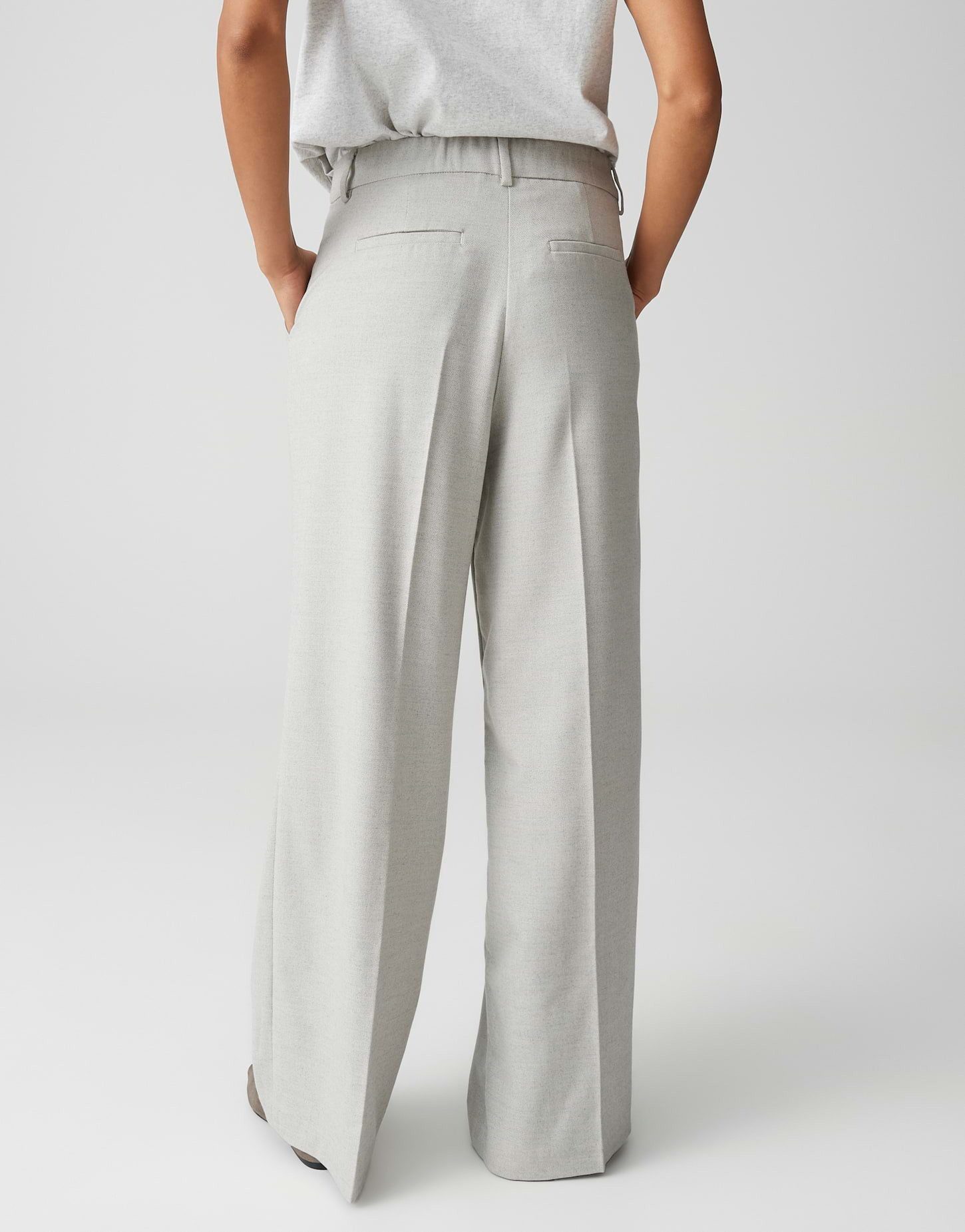 OPUS PANTS Stoffhose MOIRA SOUL Wide Leg Pants mit Komfortbund