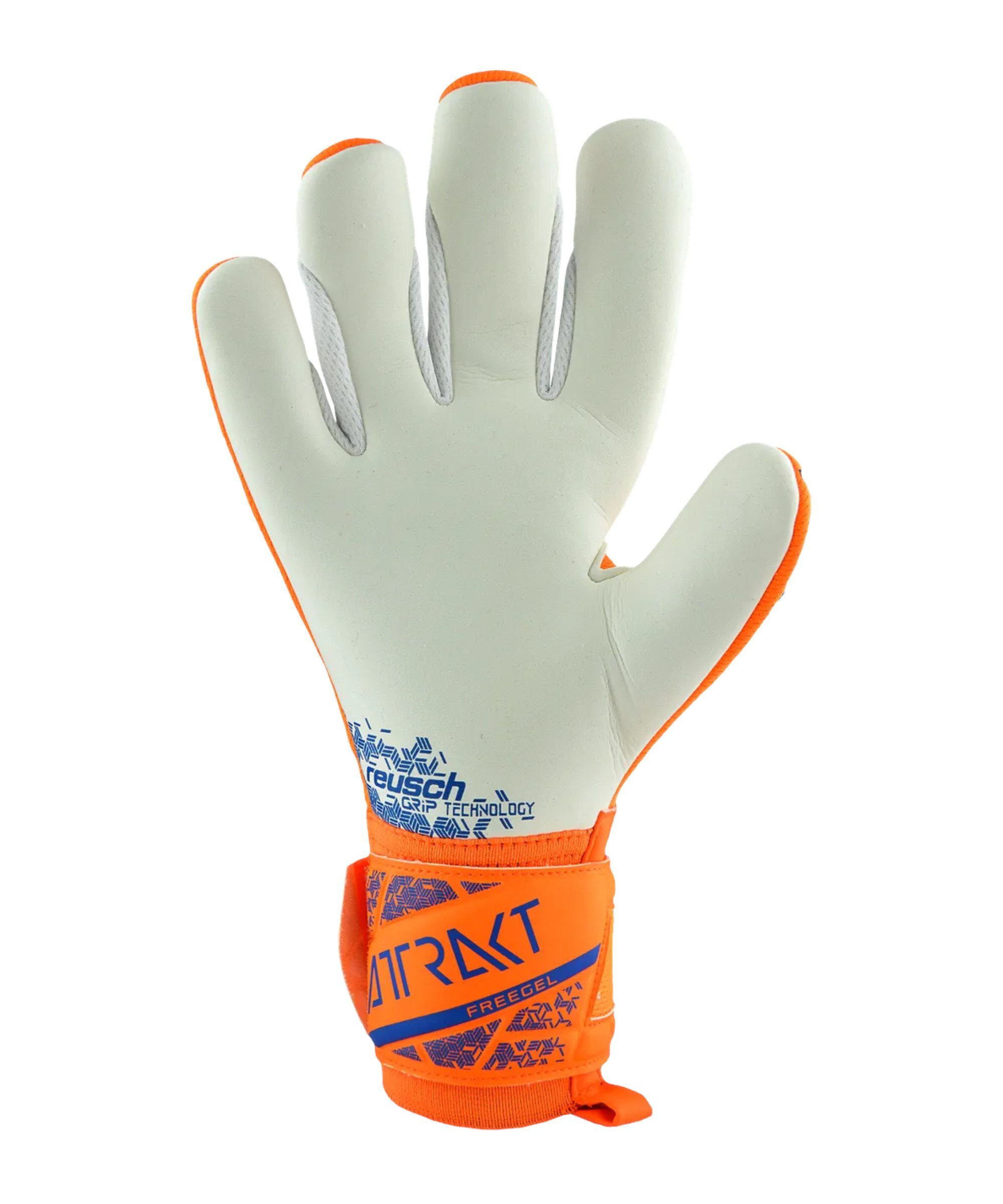 orangeblau Attrakt Night Spark Freegel Silver Reusch 2024 Torwarthandschuhe TW-Handschuhe