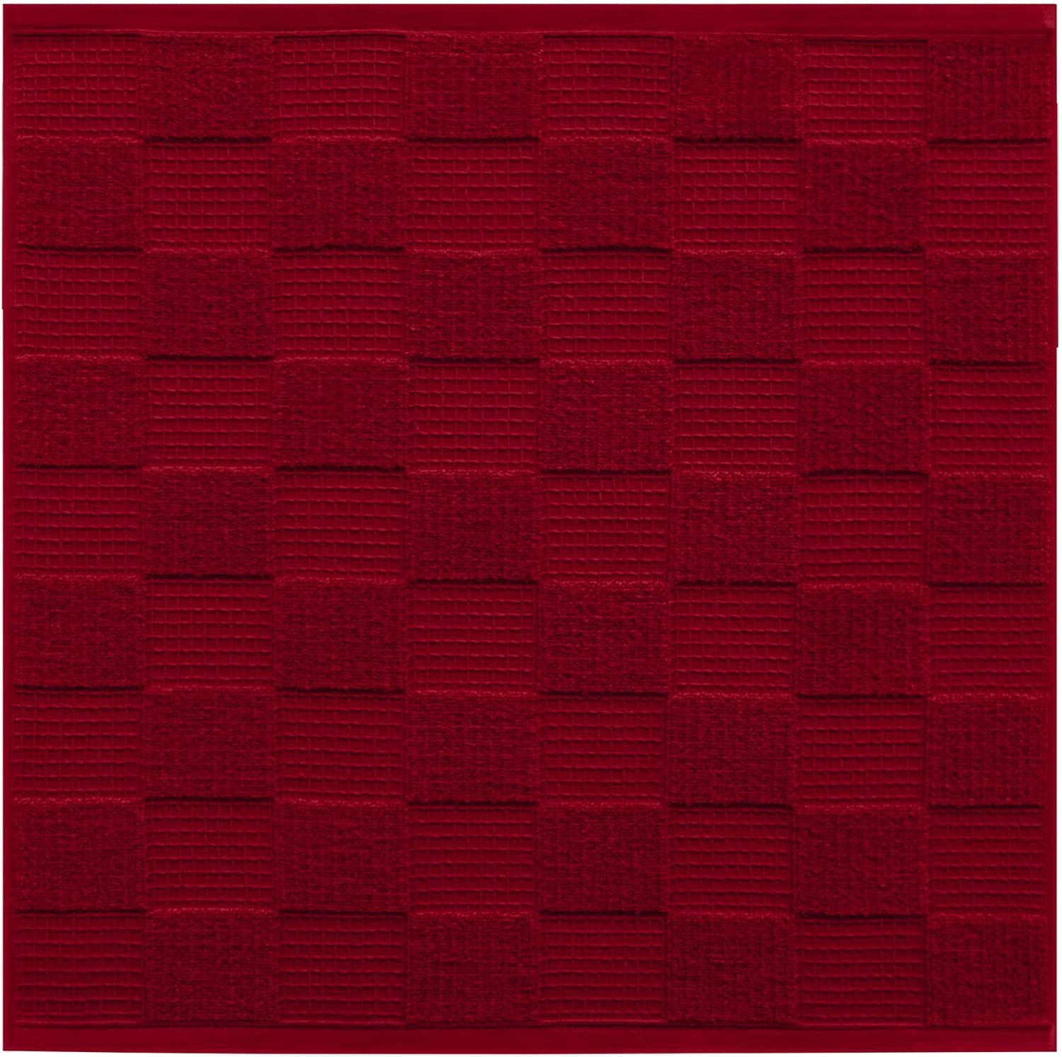 3-tlg), Geschirrtuch 50x50 Lissabon, dunkel (Set, rot einfarbig cm Küchentücher Lashuma Rot Rubin