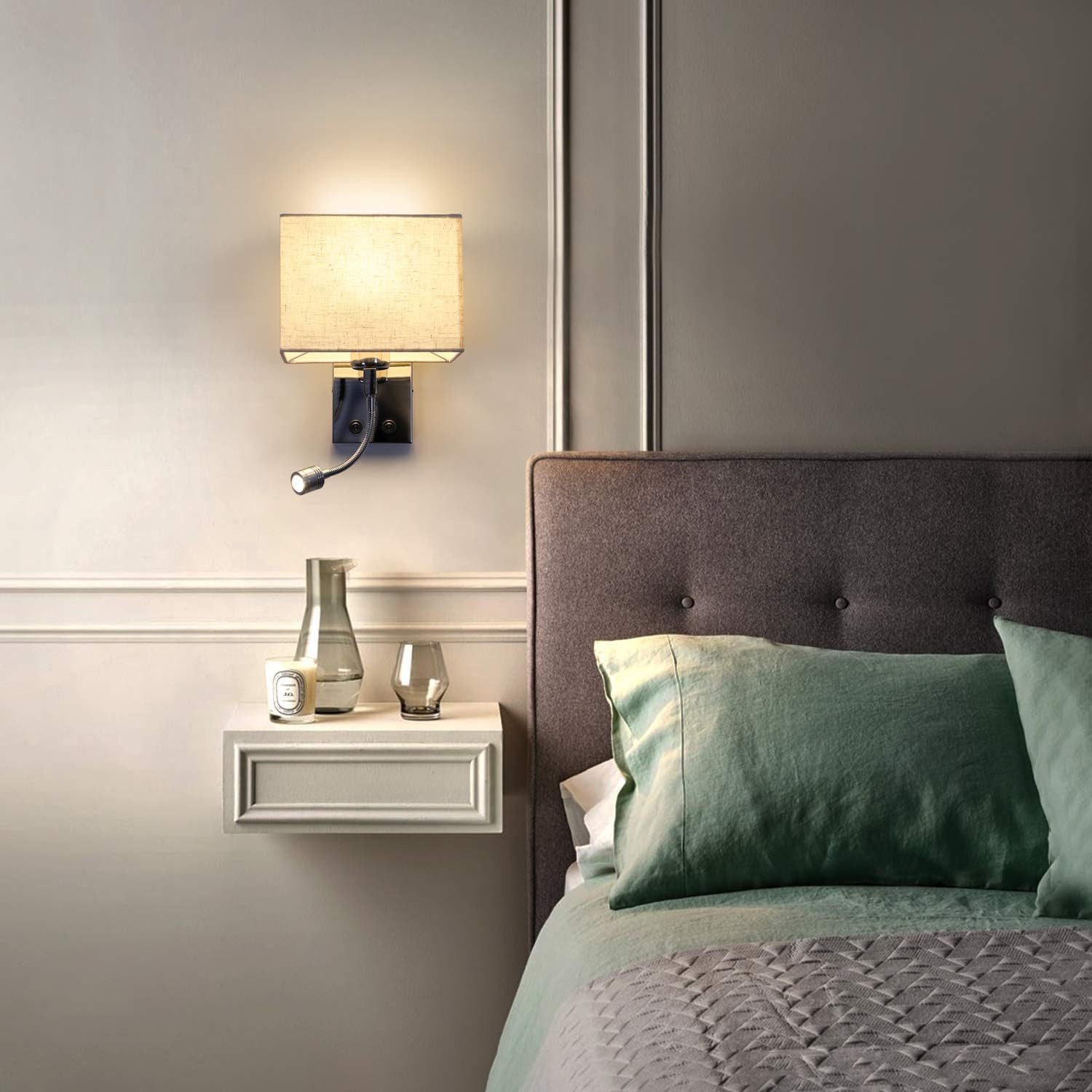 Nettlife Wandleuchte 2er Schlafzimmer mit schalter günstig online kaufen