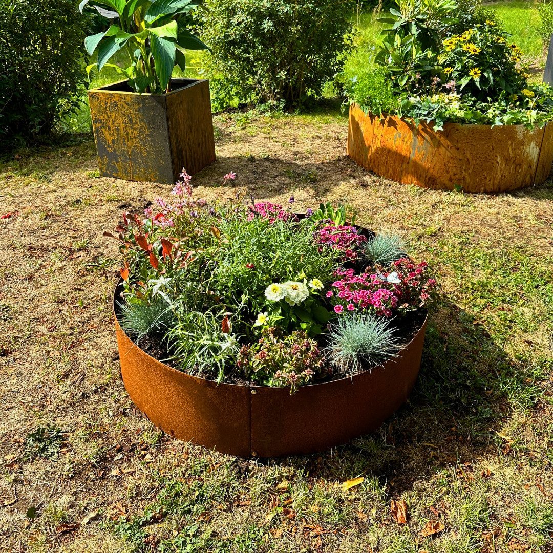 Czaja Pflanzkübel Pflanzring Ø 100 cm Edelrost - Hochbeet Pflanzgefäß Pflan günstig online kaufen