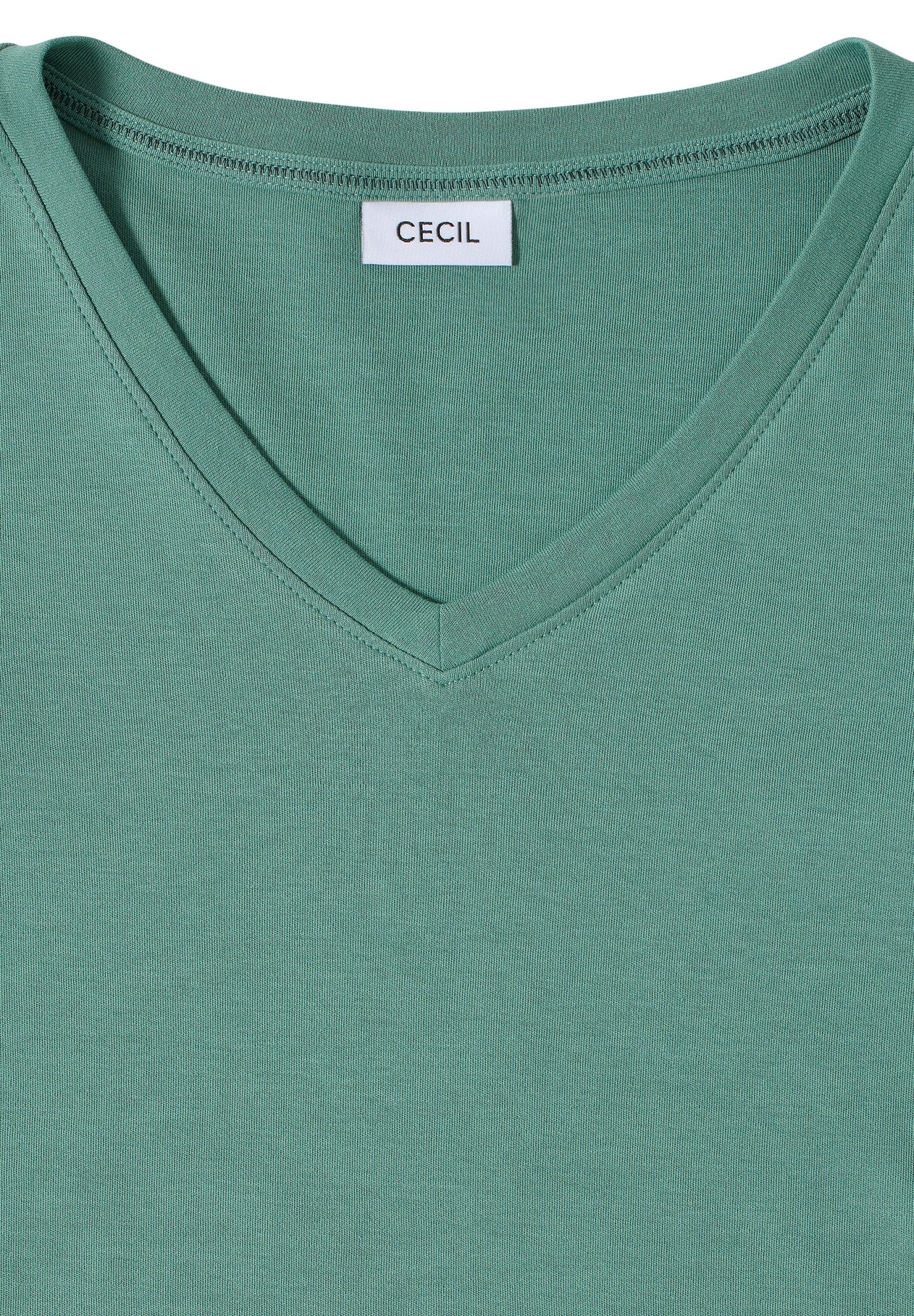 CECIL T-Shirt NOS Basic V-Neck T-Shirt günstig online kaufen