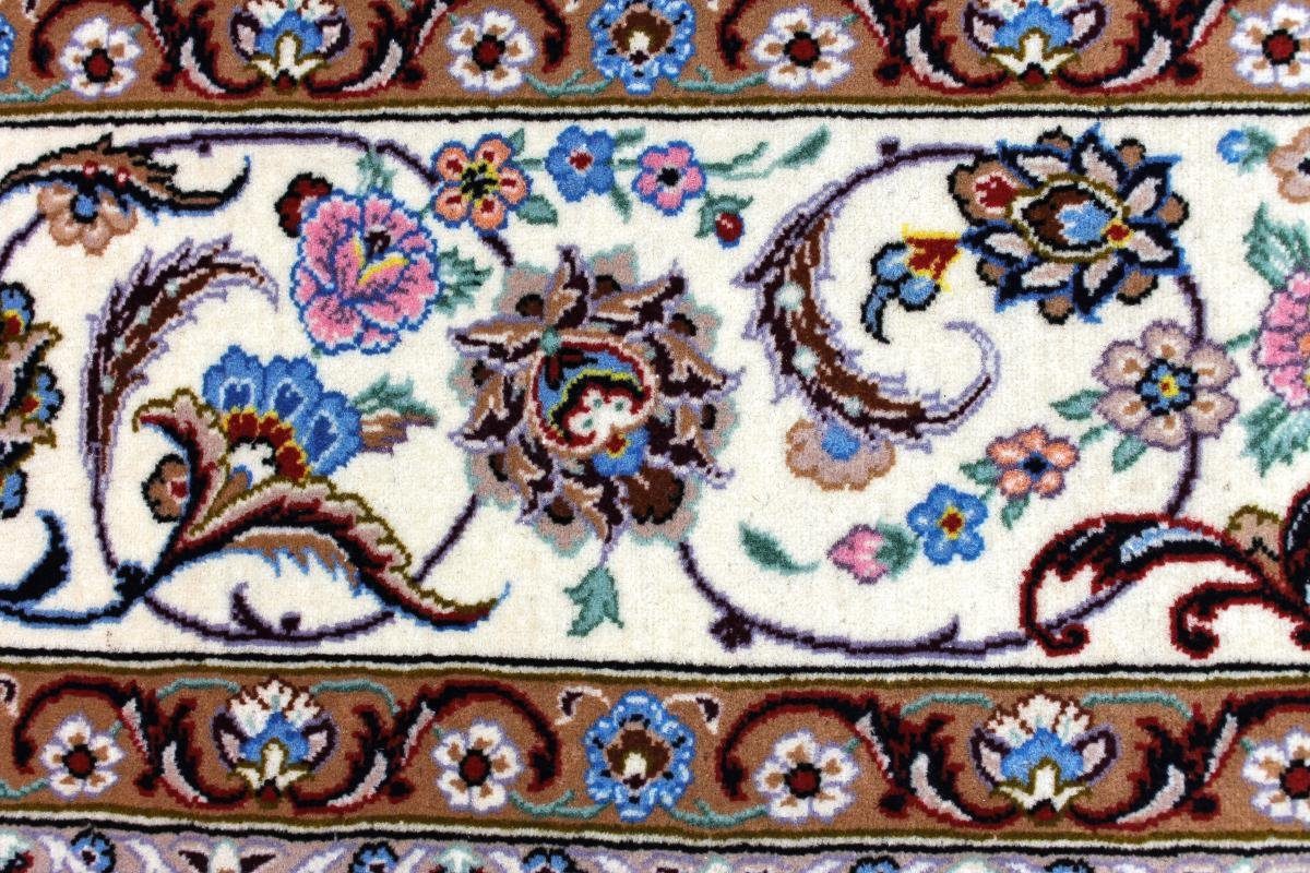 Nain Orientteppich Handgeknüpfter Höhe: 6 rechteckig, Trading, 147x231 Orientteppich, Isfahan Seidenkette mm