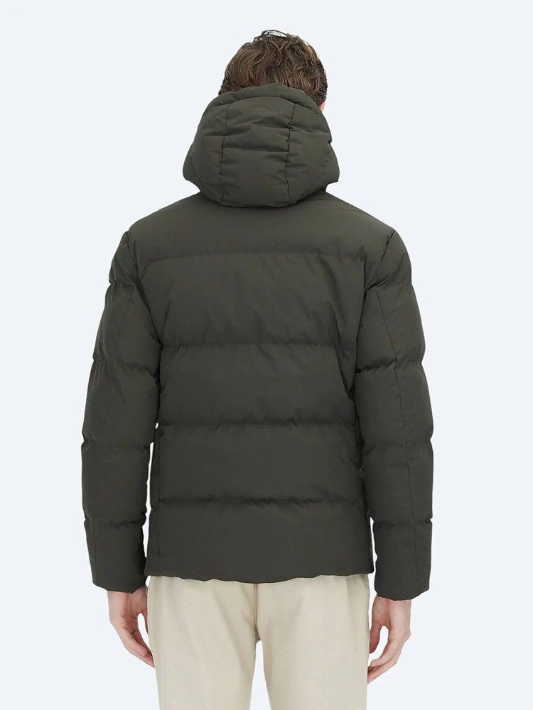 KİP Jeansjacke Khaki Regular Fit Kapuzen Freizeitjacke