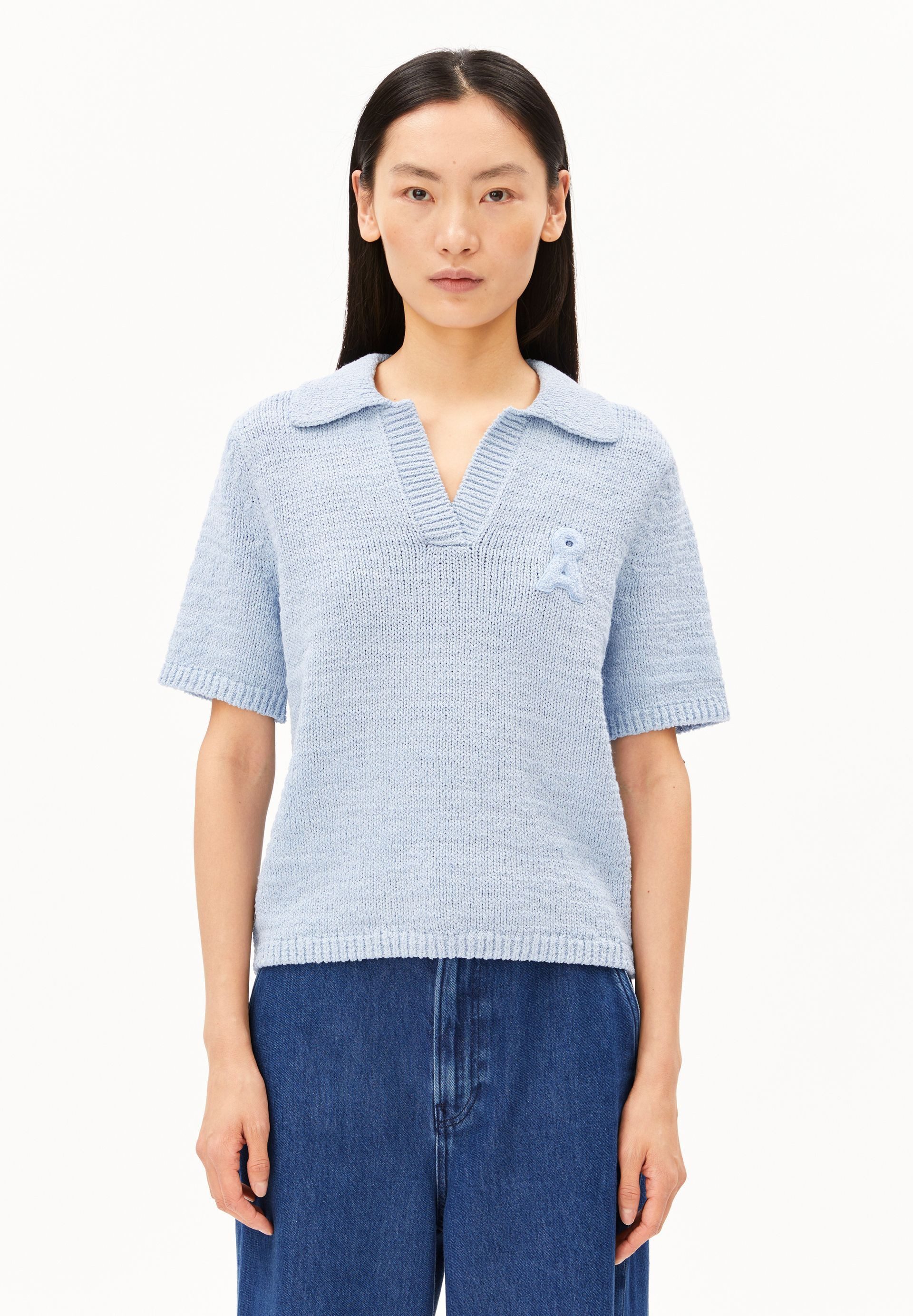 Armedangels Stricktop ICONIC Å Strickpoloshirt aus 100% Bio-Baumwolle