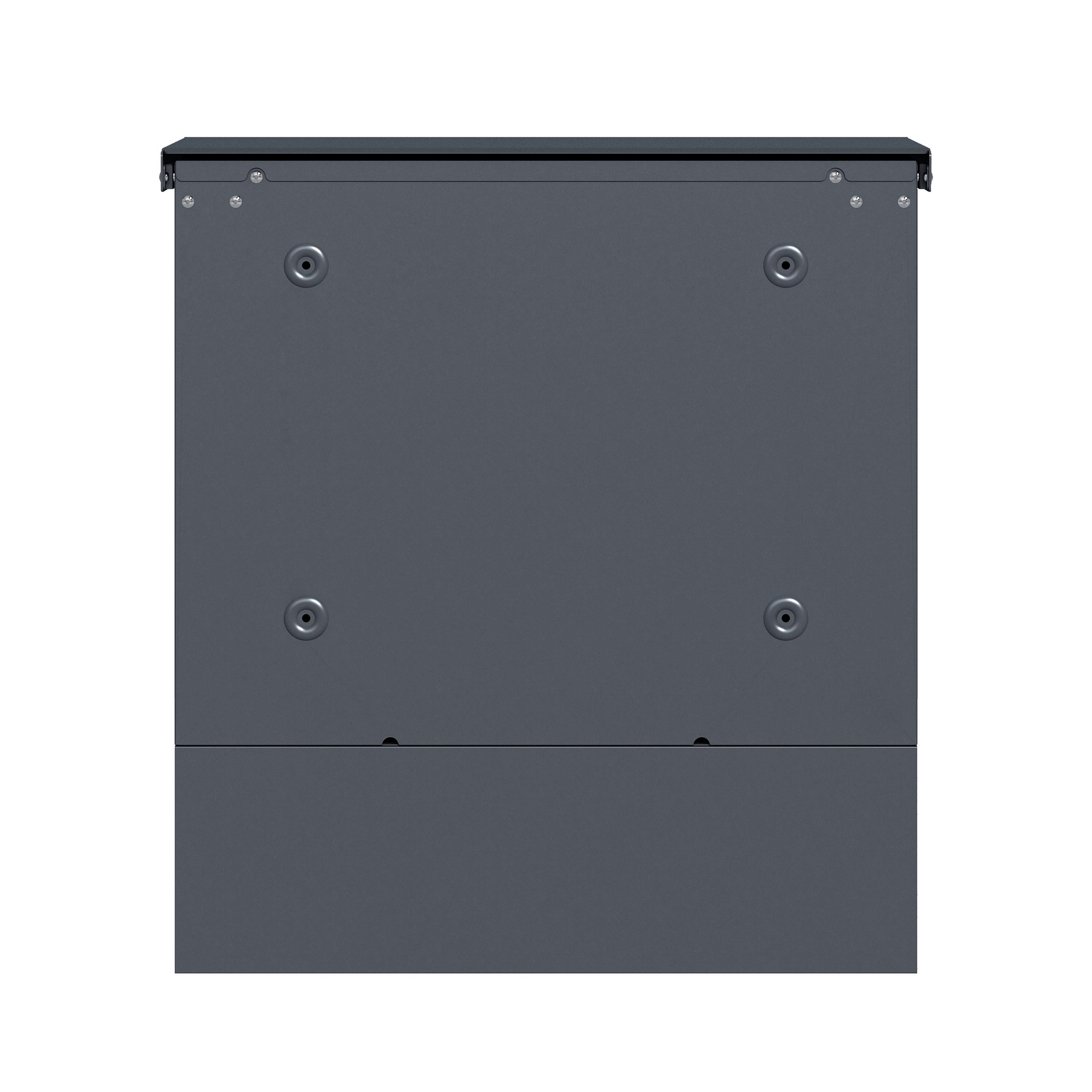 ESTEXO Briefkasten XL Design Postkasten Wandbriefkasten 2 Schlüssel verzinkt Soft Close