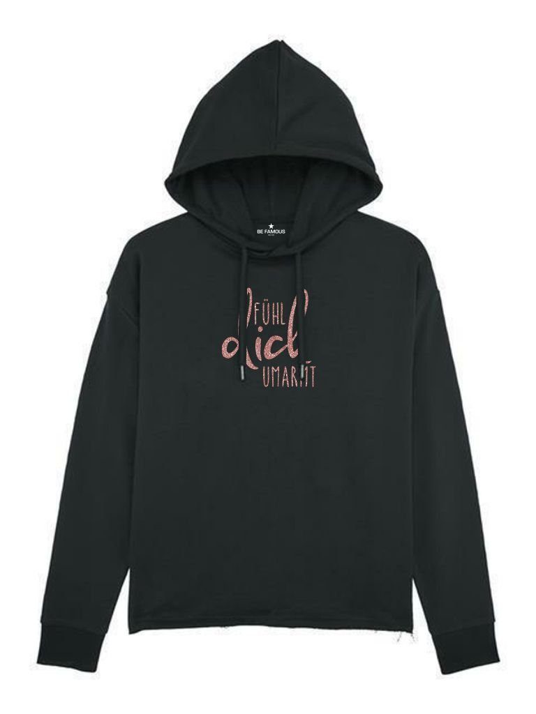Sweatshirt Be Famous Women Boxy Hoodie fühdium