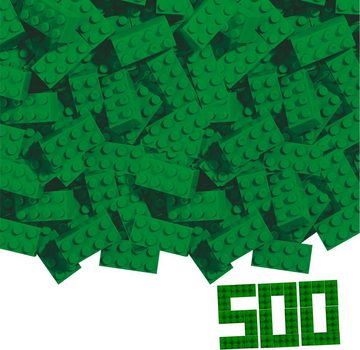 SIMBA Spielbausteine Konstruktionsspielzeug Bausteine Blox 500 Teile 8er grün 104114547