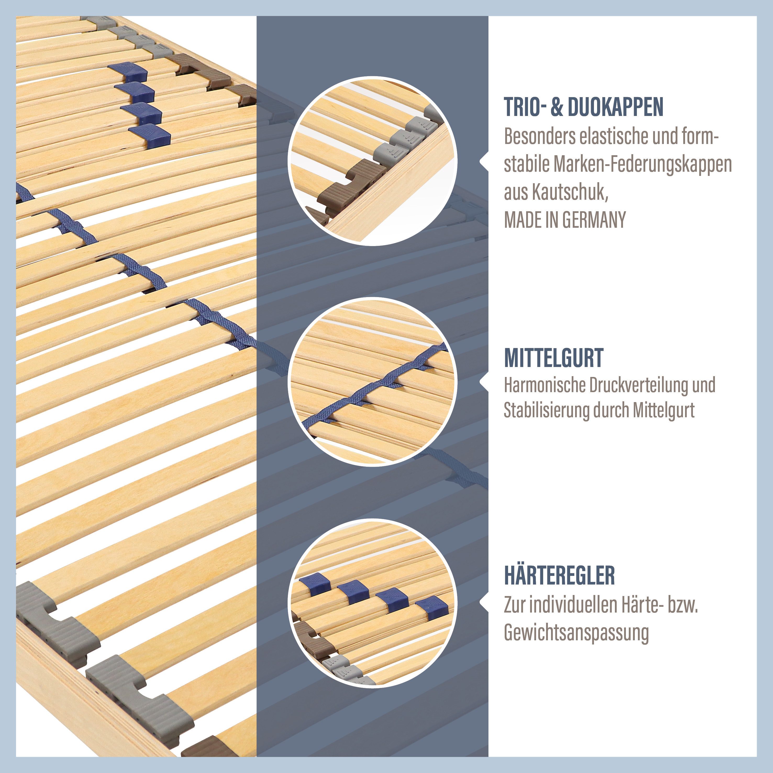 Lattenrost Blue Line NV, Beco, Kopfteil nicht verstellbar, Fußteil nicht ve günstig online kaufen