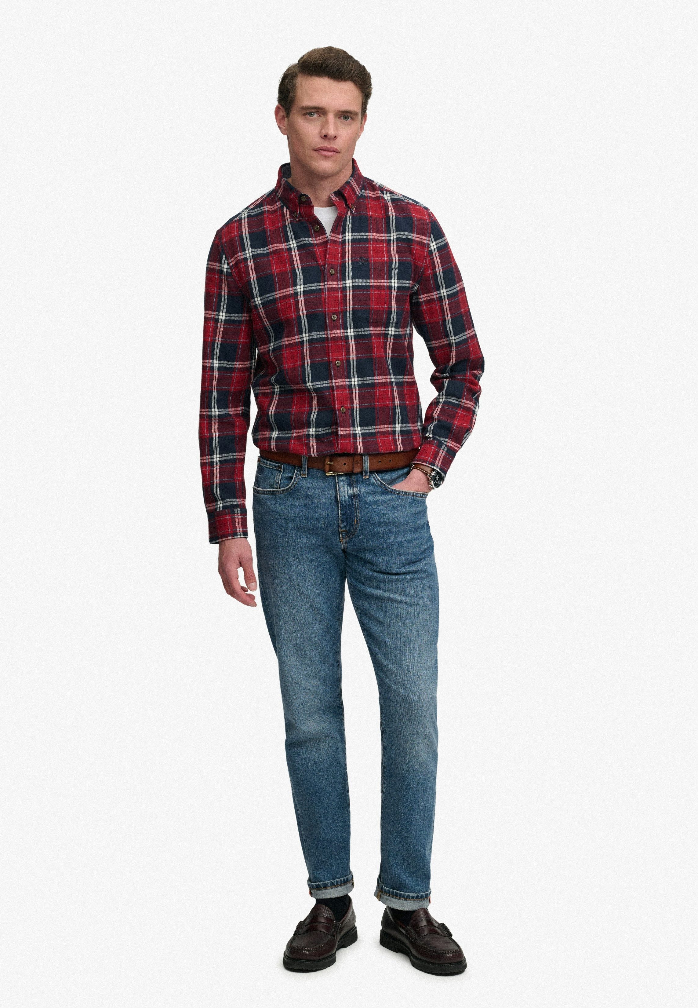 Superdry Langarmhemd L/S COTTON LUMBERJACK SHIRT Baumwolle, regular fit – Bild 5 von 5