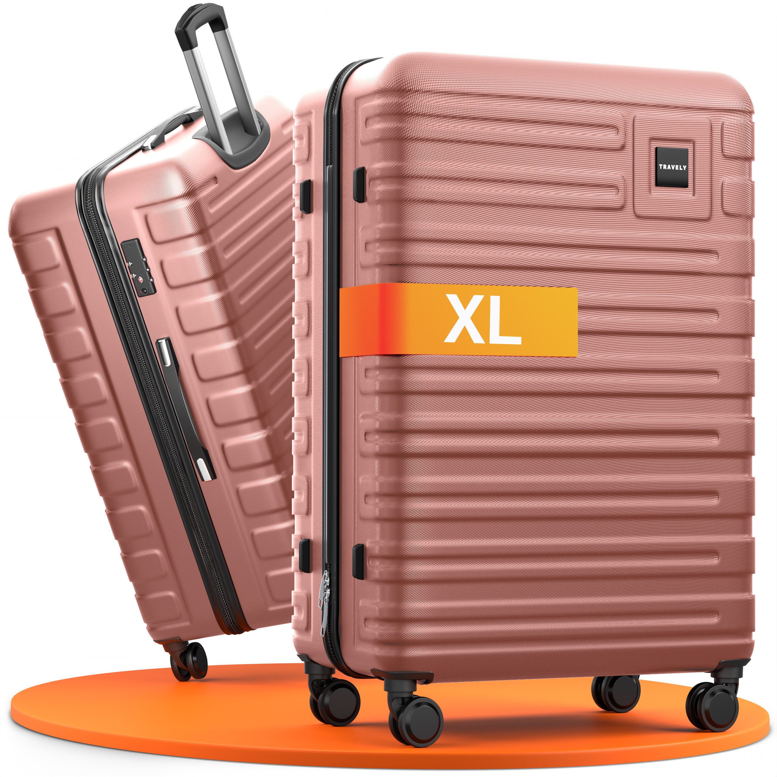 Travely Koffer, 4 Rollen