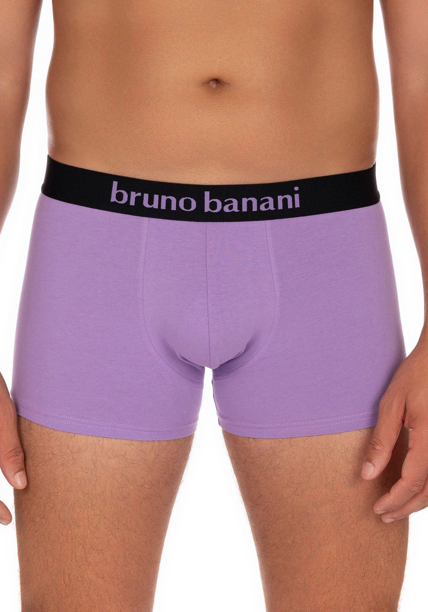 Bruno Banani Boxer Flowing (2er Pack) mit kontrastreichem Logobund