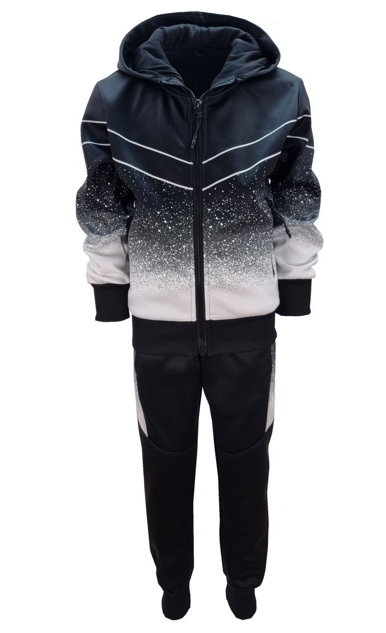 Fashion Boy Trainingsanzug Thermo Trainingsanzug Freizeitanzug Jogginganzug Jungen/Mädchen JF1137 (Set, Jacke + Hose)