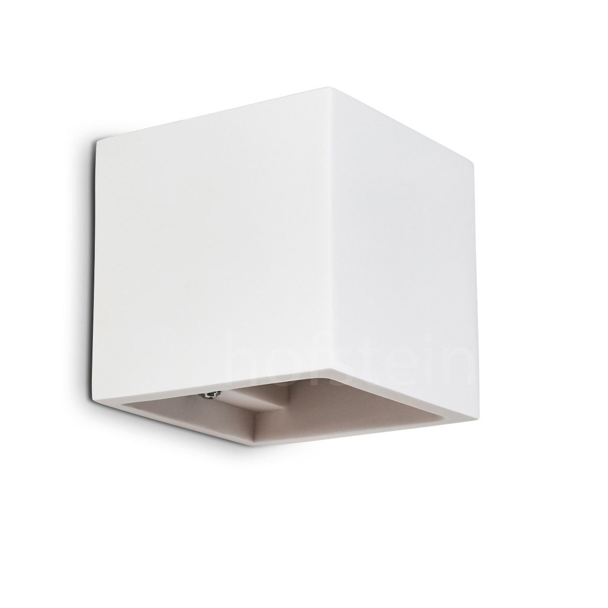 hofstein Wandleuchte »Alli« Wandlampe aus Keramik in Weiß, ohne Leuchtmitte günstig online kaufen