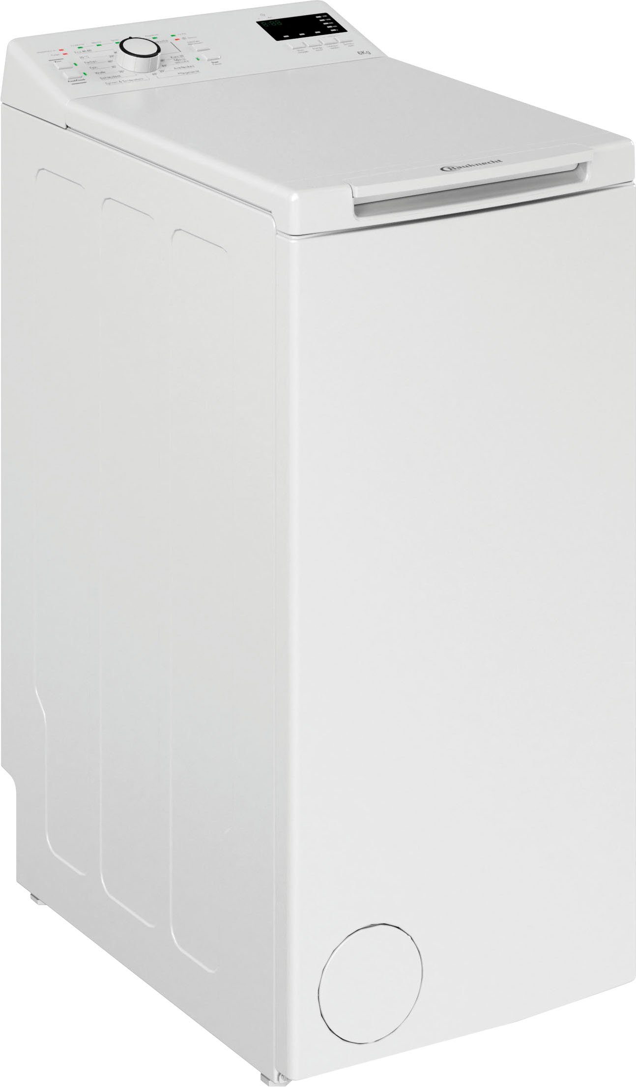 BAUKNECHT Waschmaschine Toplader WAT Smart Eco 12C, 6 kg, 1200 U/min, Kurz 30 min., Intensivspülen, Wolleprogramm, Startzeitvorwahl