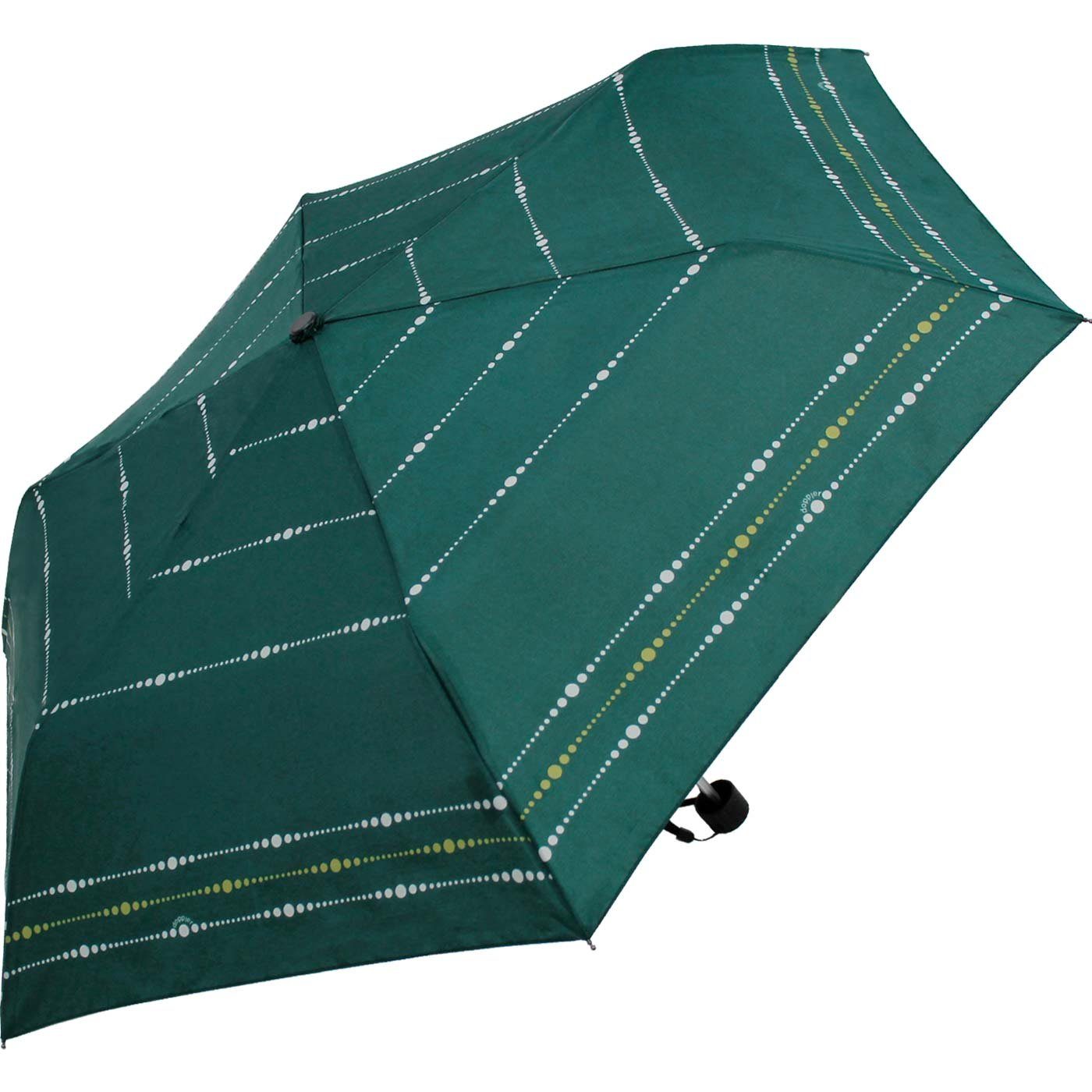 doppler® Taschenregenschirm Super-Mini Havanna Damen - Sydney, besonders leichter und kleiner Schirm, passt in jede Tasche