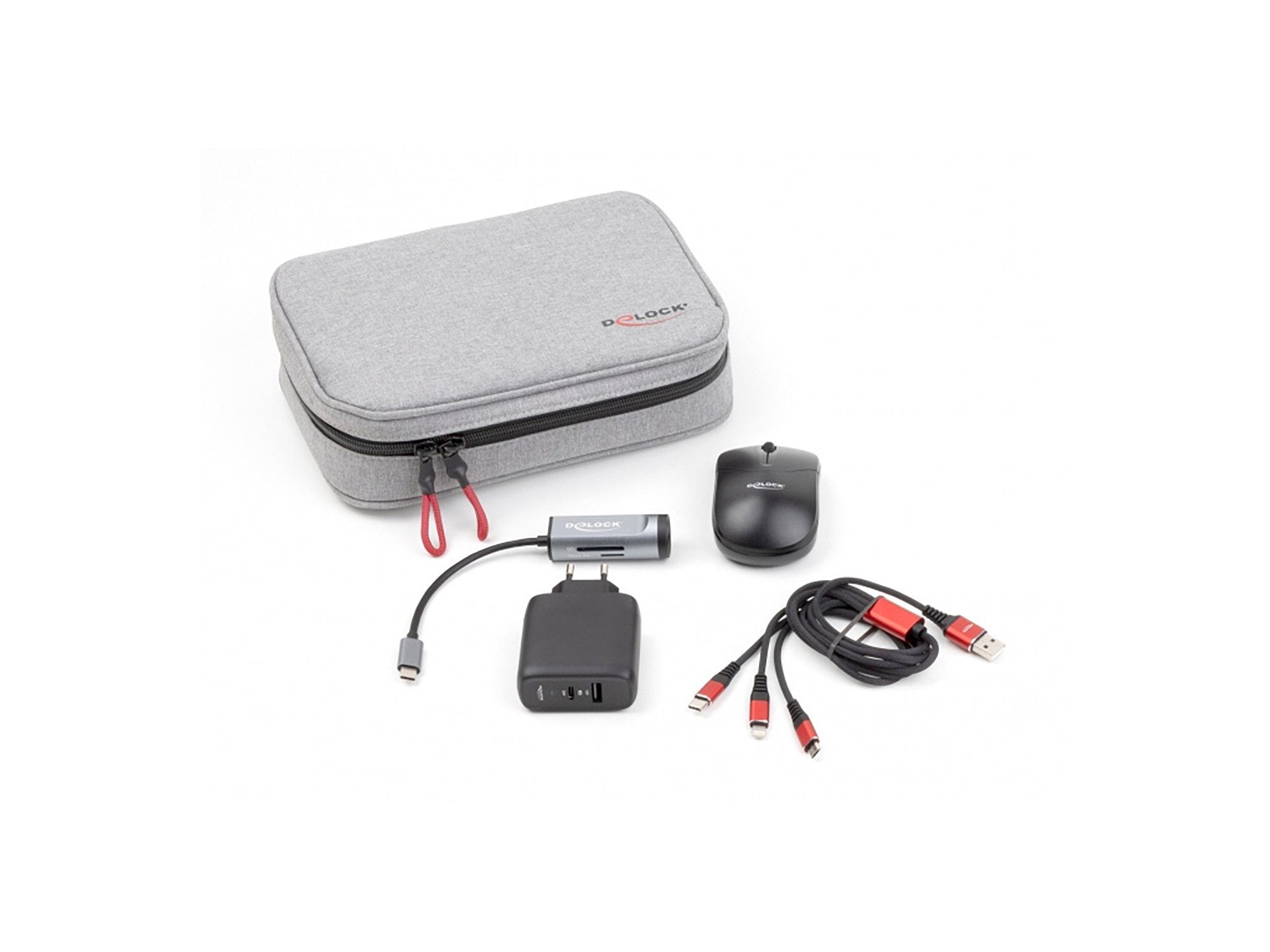 Delock Delock Travel Kit IV Business Edition - USB Hub/Netzteil/Ladekabel Computer-Adapter