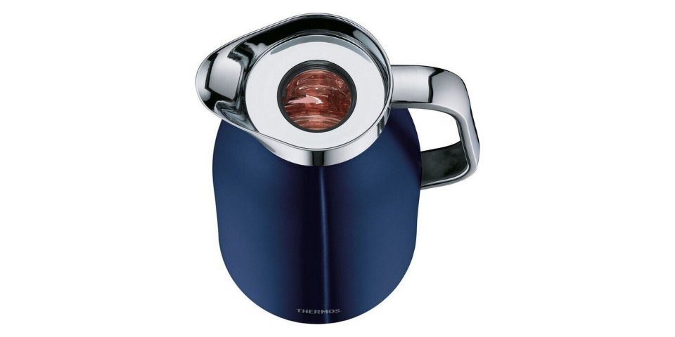 THERMOS Isolierkanne Century Edelstahl,0.65L,Heiß/Kalt,Kaffee oder 8 Thermoskanne Kaffeekanne Tassen, Tee Heiß/Kalt Edelstahl 0.65L
