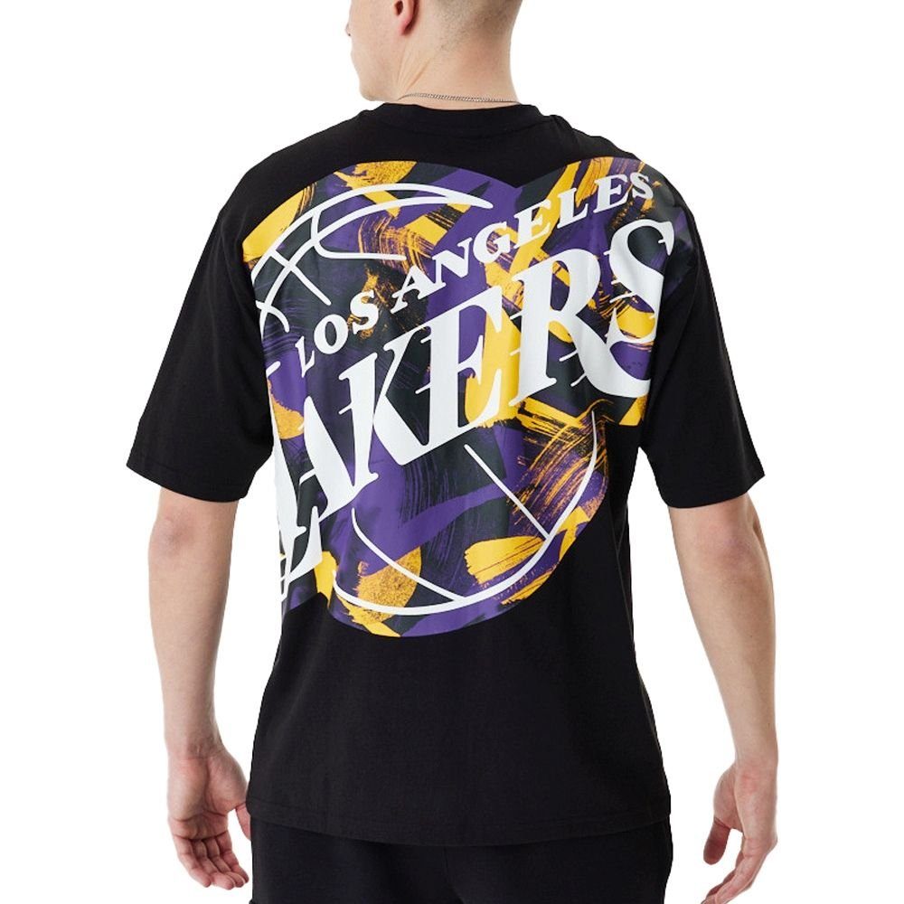 New Era Print-Shirt NBA Oversized INFILL Los Angeles Lakers