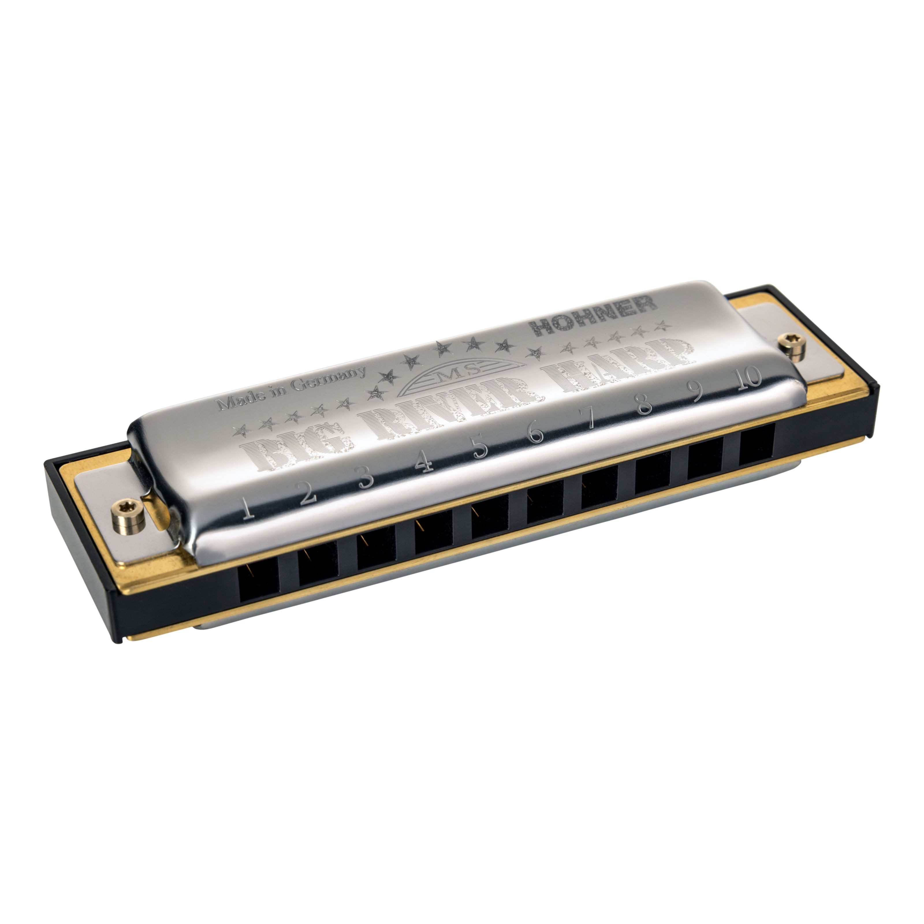 Hohner Mundharmonika, Губные гармоники, Diatonische Губные гармоники, Big River Harp MS in Bb-Dur - Diatonische Mundharmonika