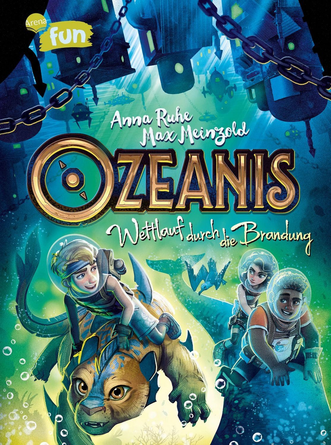 Ozeanis (2). Wettlauf durch die Brandung / Anna Ruhe, Bildgewaltige und hochspannende Unterwasser-Action ab 8 Jahren