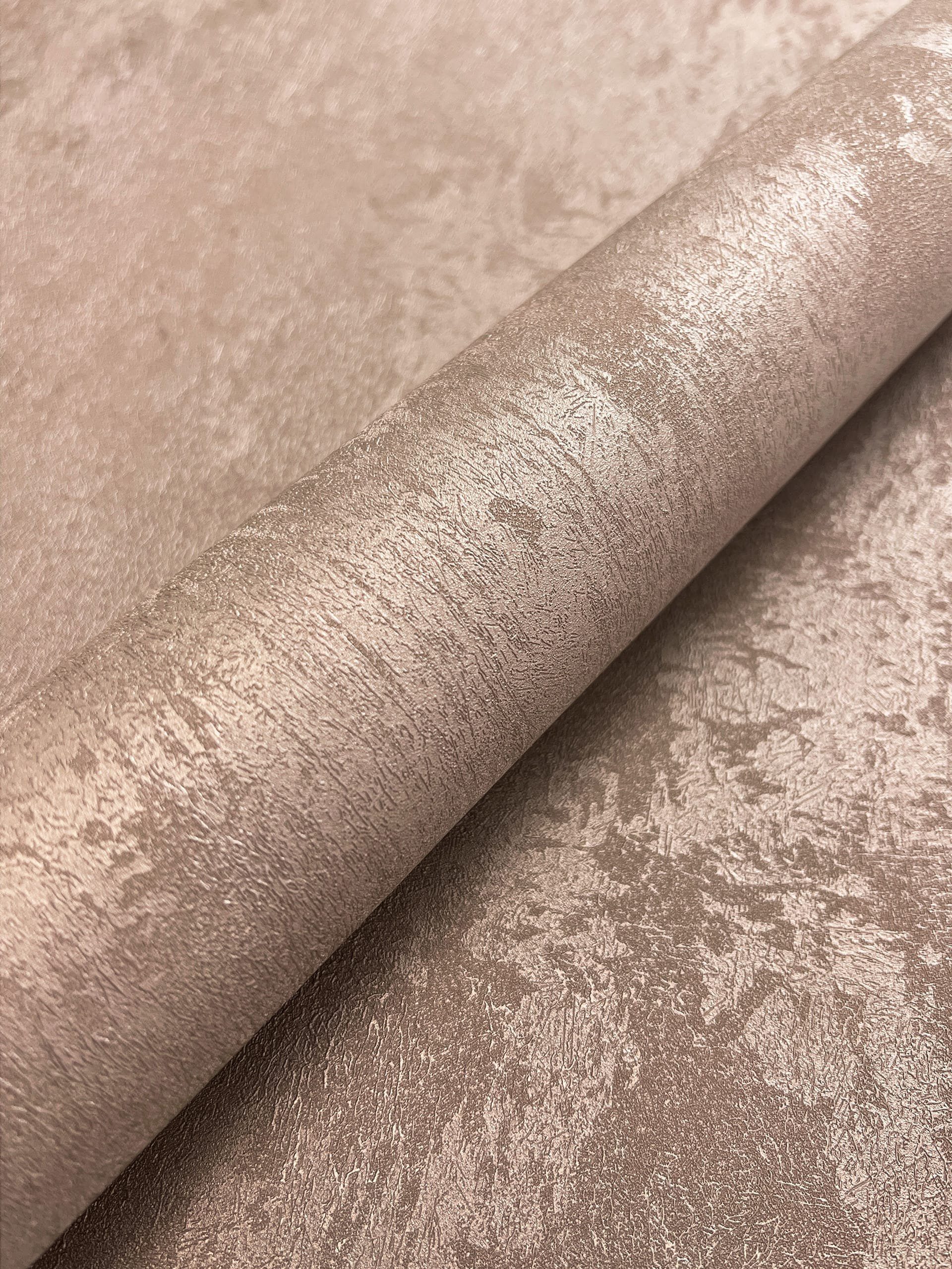 Newroom Vliestapete Kitron Rose Tapete Glanztapete Beton,Zement,Putz-Optik, Rosa Tapete Modern Beton - Betontapete Betonwand Altrosa Flieder Glamour Industrial  – Bild 2 von 2