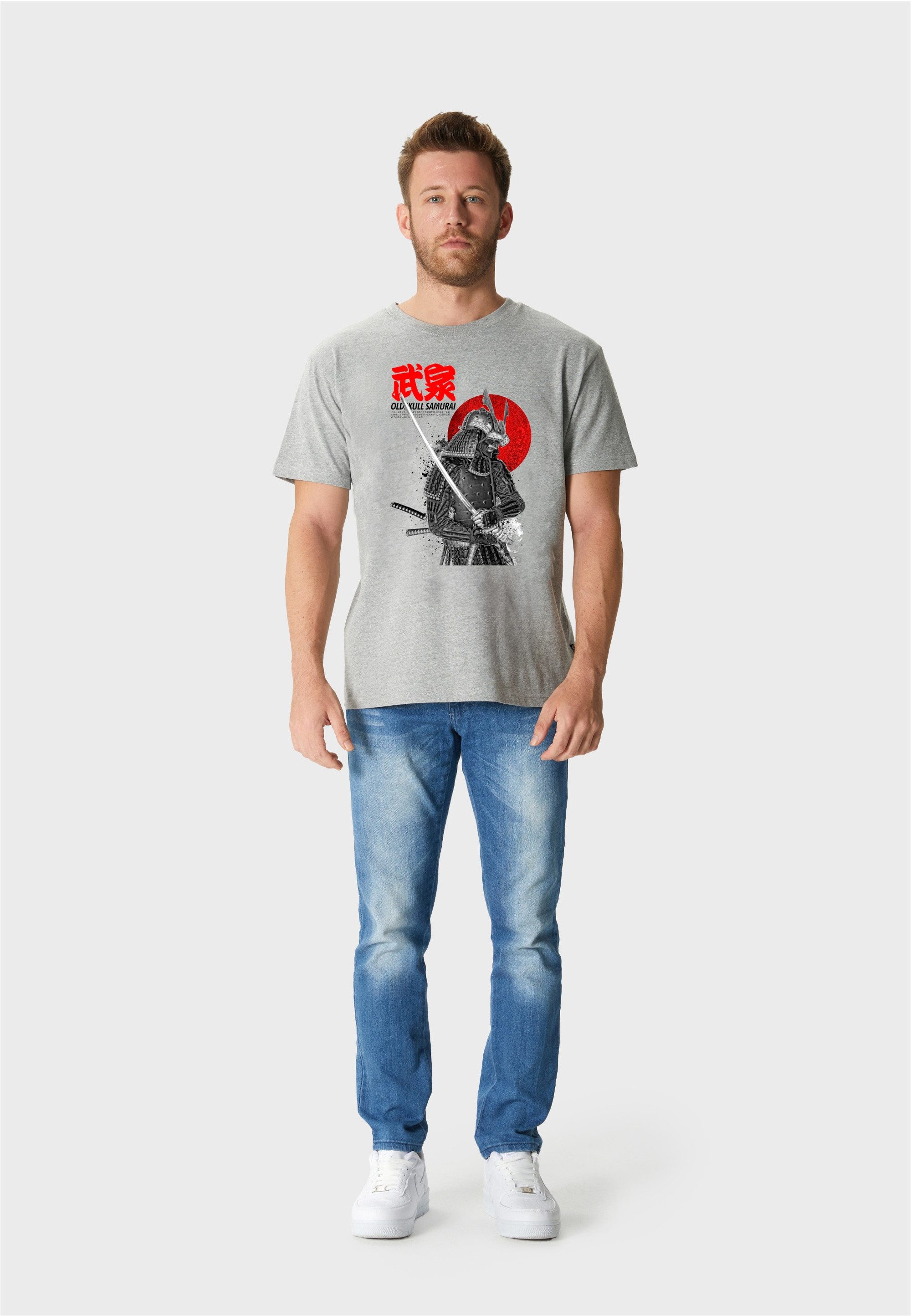 Oldskull T-Shirt Asian Swordsman Graphic (1-tlg) günstig online kaufen