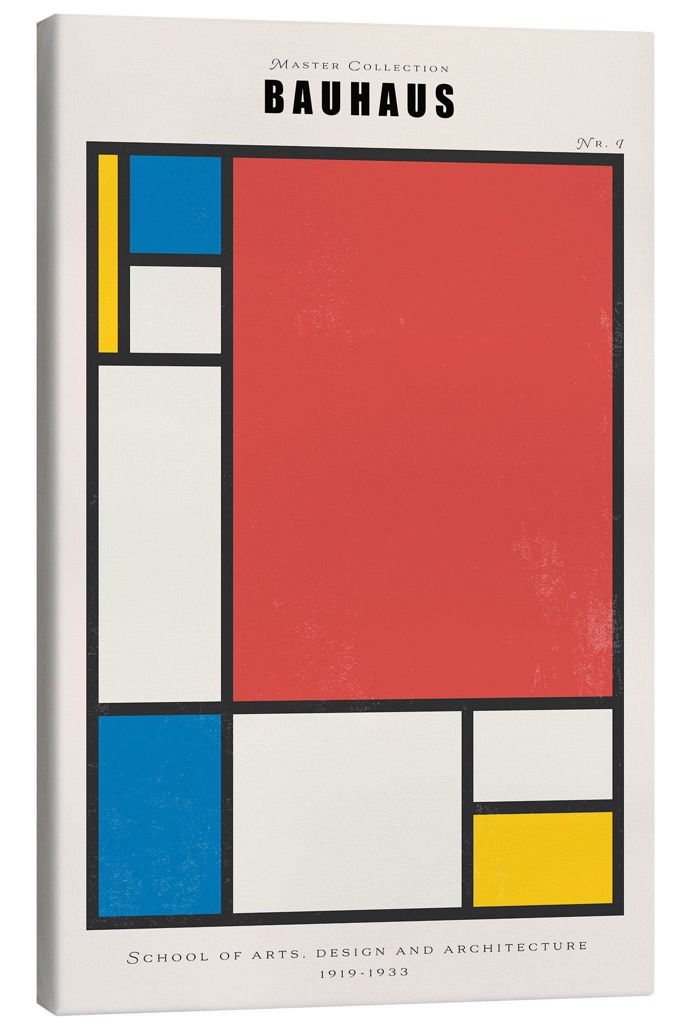 Posterlounge Wandbild Bauhaus Colours, Exhibition Posters, erhältlich als Poster, Leinwandbild, Wandsticker oder Acrylglasbild