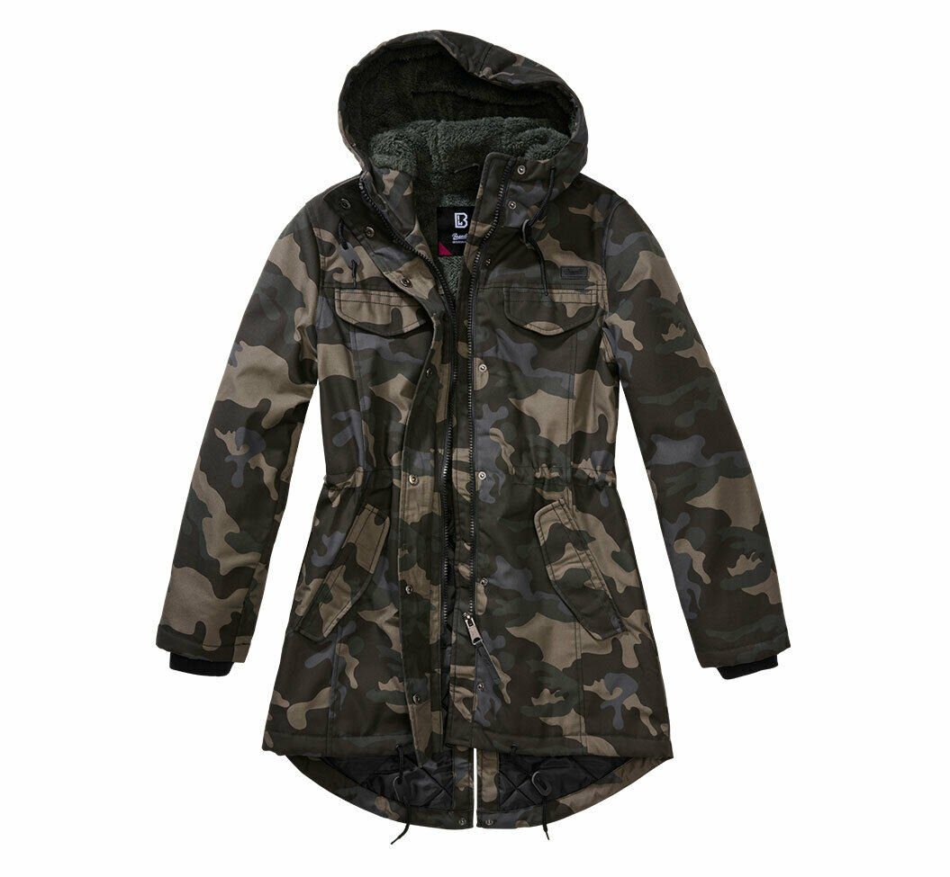Brandit Parka Damen Winter Jacke Parka Mantel Outdoor Jacke warm Teddyfell günstig online kaufen