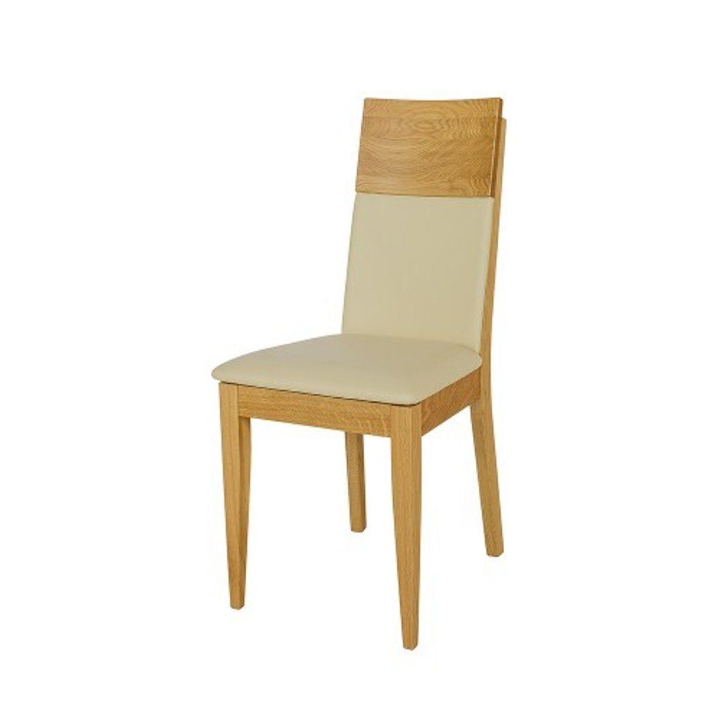 Sessel 1-Sitzer Esszimmerstuhl Esszimmerstuhl Stuhl, JVmoebel Weiß handgefertigten Holz Luxus