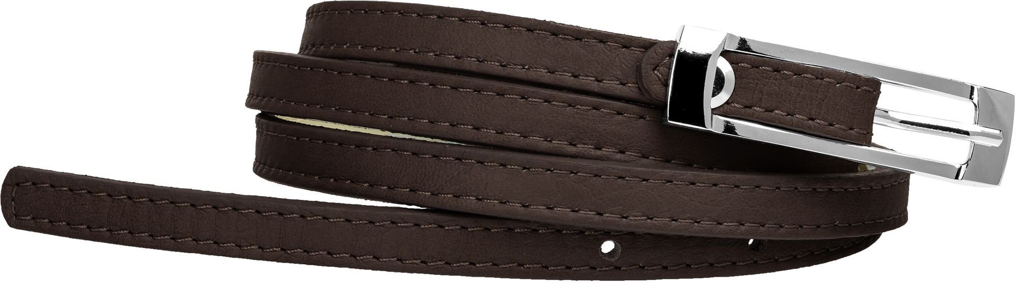 Caspar Taillengürtel GU296 schmaler Damen Ledergürtel günstig online kaufen