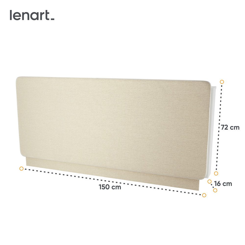 Friderik-EU Kopfstütze CONCEPT PRO CP-12 gepolsterte Kopfstütze, 150x72x16 cm, für CP-01