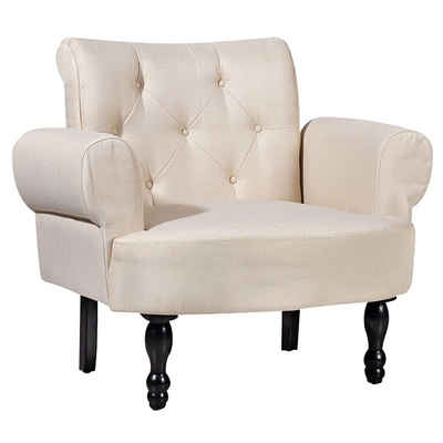 Feel2Home Sessel Polstersessel Barock Stil Textilsessel Sitzmöbel Sessel versch. Farben, weiche Polsterung