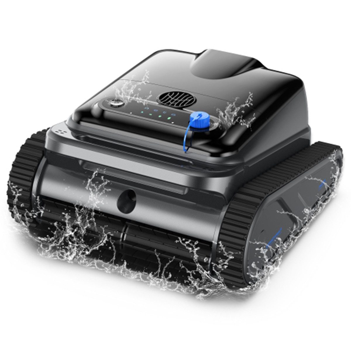 Novzep Poolroboter Y50S Poolroboter – Starke Saugkraft, Wandkletterfähigkeit, kabellos, (1-St)