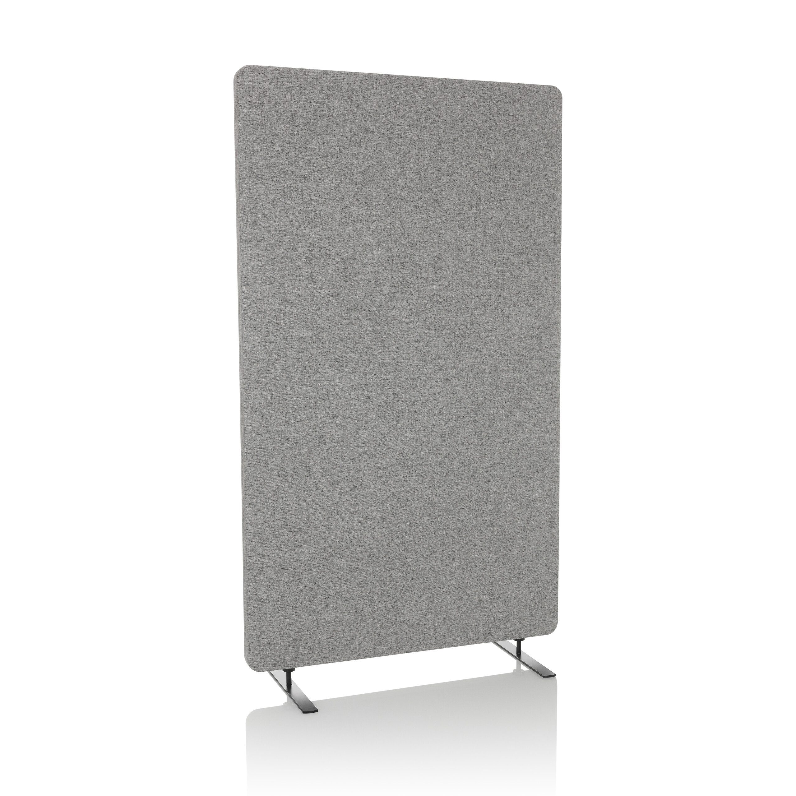 hjh OFFICE Raumteiler Trennwand FLEXMIUT STAND 100 % Pet + Polyester, Pinnwand, Schallschutz, mit Gleiter