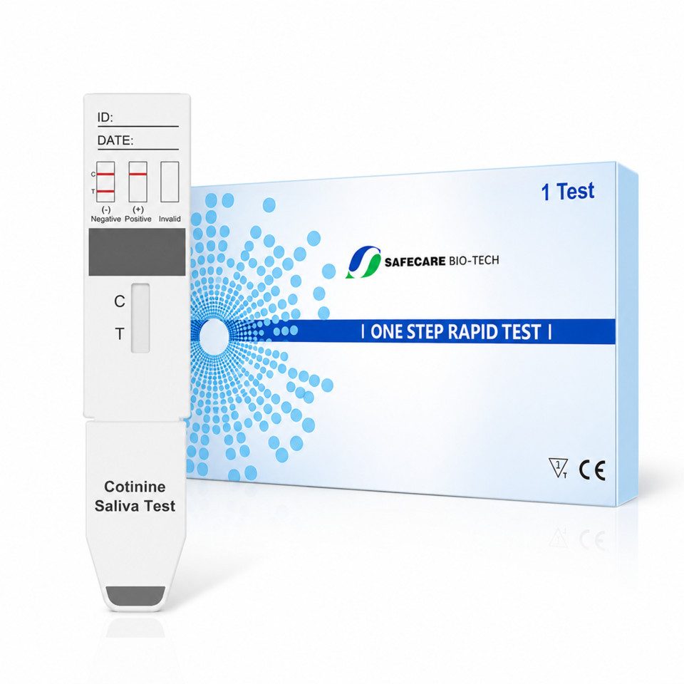 Safecare Bio-Tech Drogen-Schnelltest THC Speicheltest, Hochsensibler Drogentest Schnelltest von Safecare, 1 Messparameter, Speicheltest, 1-tlg., THC, Cannabis, Marihuana, Schnelles Ergebnis, einfache Handhabung, hohe Genauigkeit